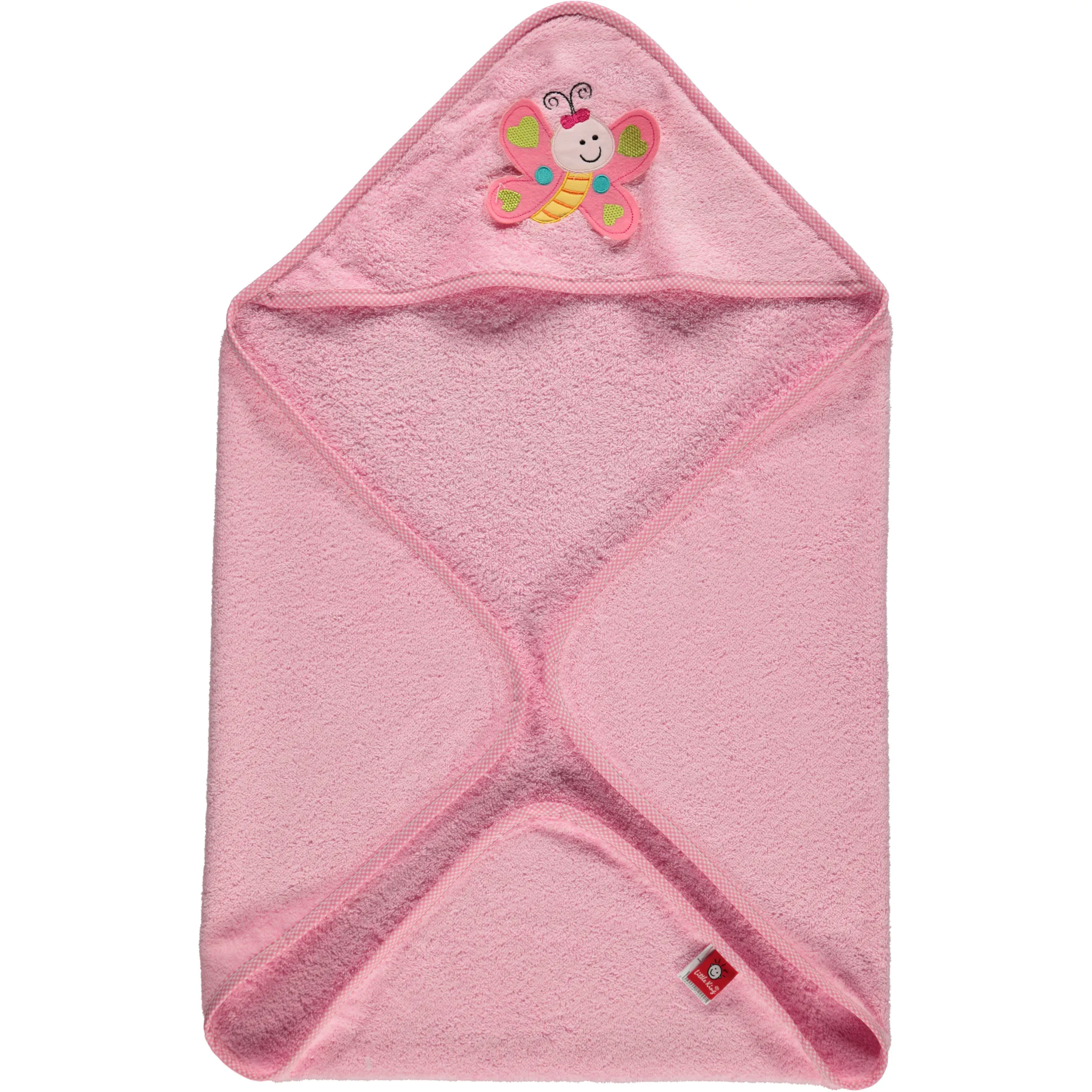 Bubble Gum Baby towel with hood Weiß 799811 BUTTERFLY 2