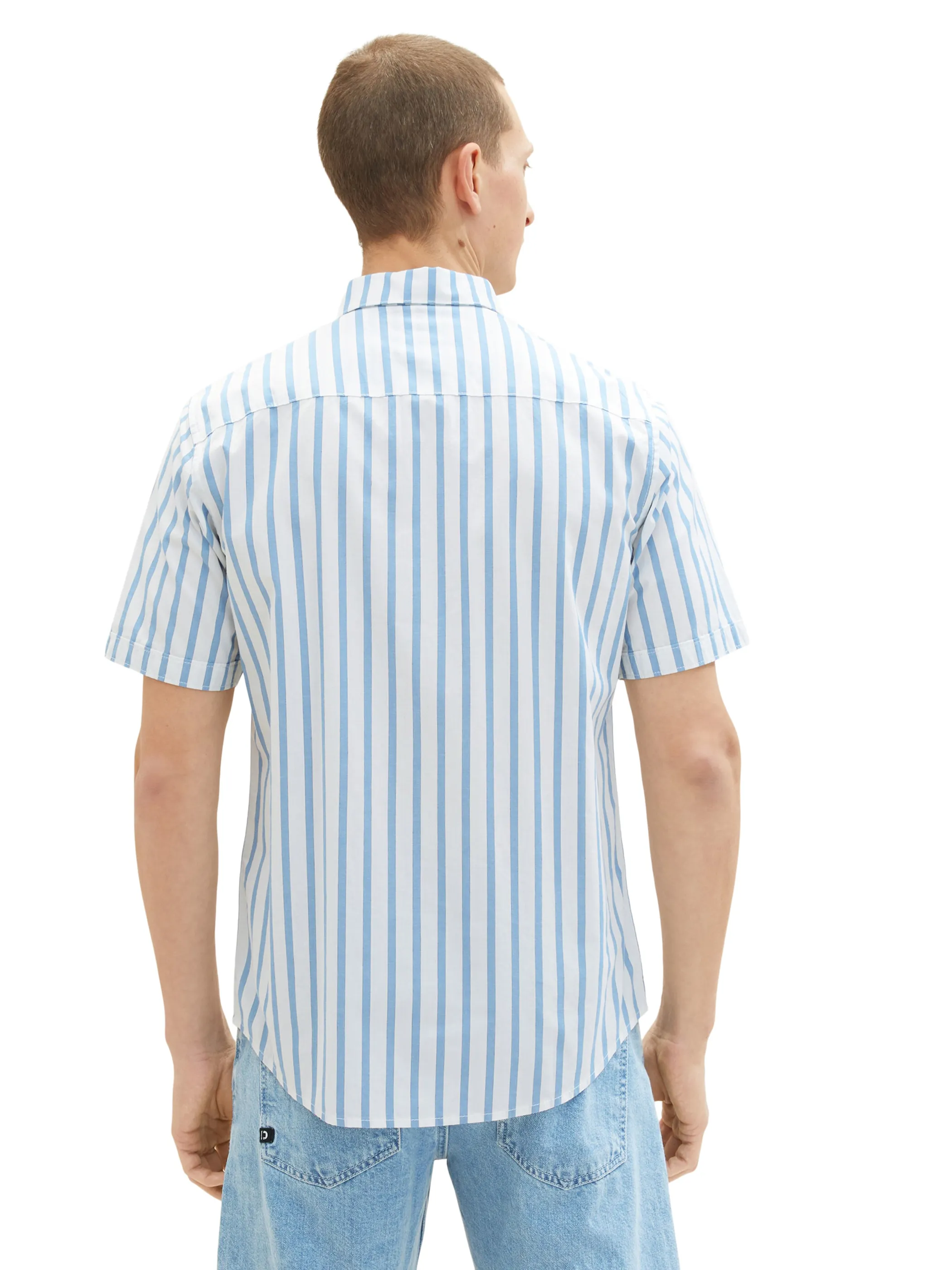 Tom Tailor 1037282 striped shirt Blau 880533 31789 2