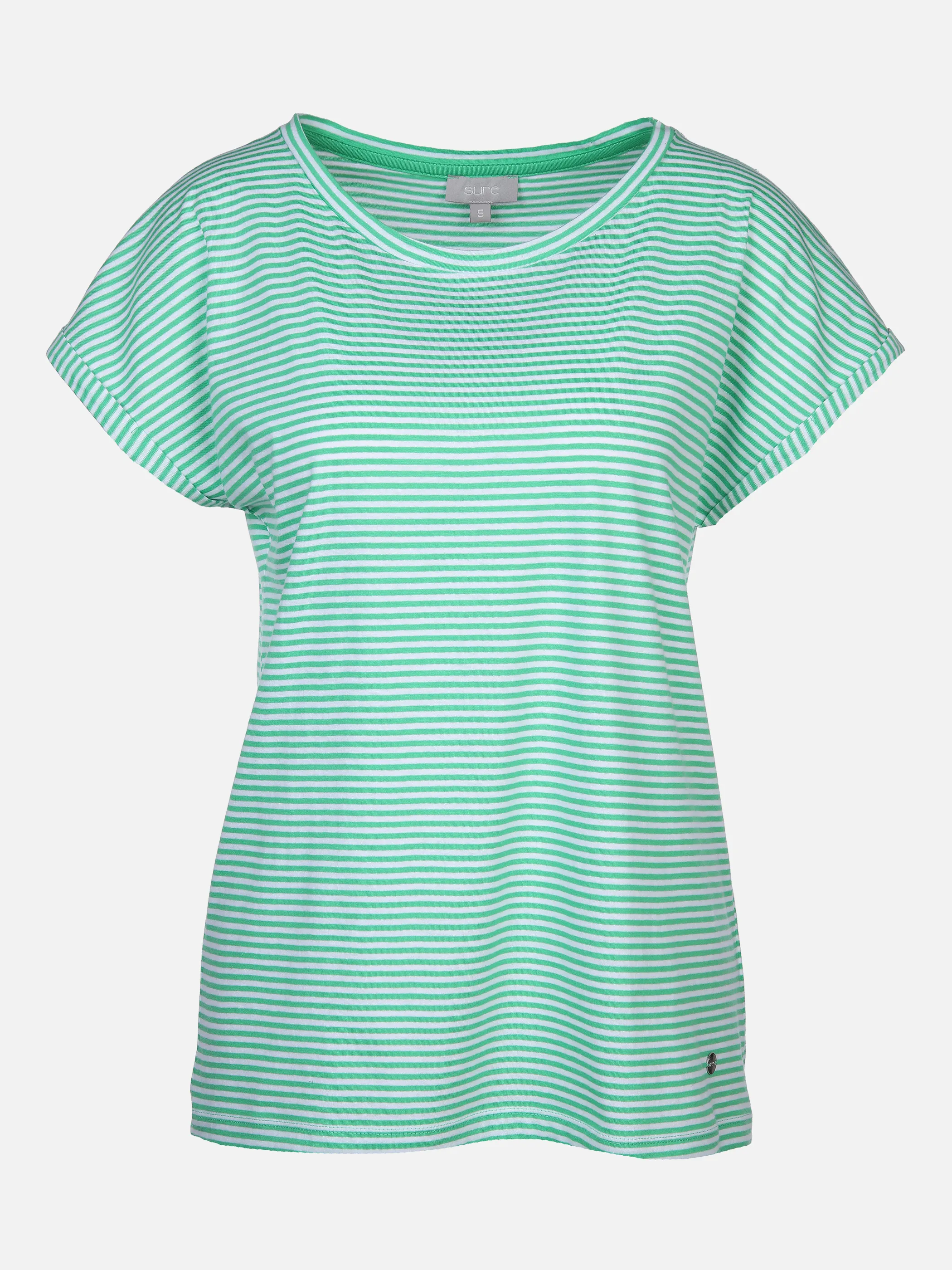 Sure Da-Streifenshirt m.Rundhals Grün 873332 GRÜN GEM 1 Sure Da-Streifenshirt m.Rundhals Grün 873332 GRÜN GEM 1