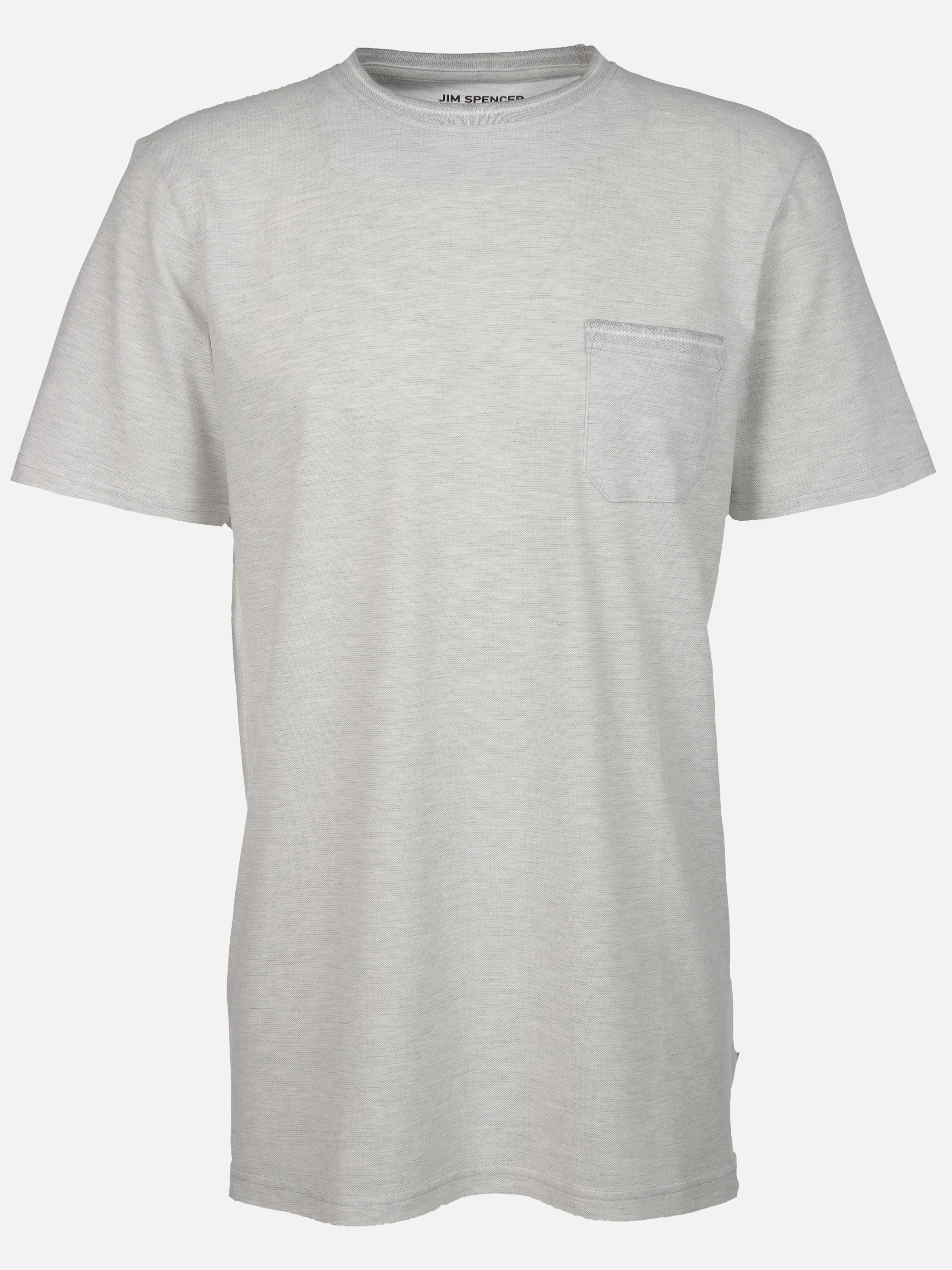 Jim Spencer He. T-Shirt 1/2 Arm twisted Weiß 906257 OFFWHITE 1