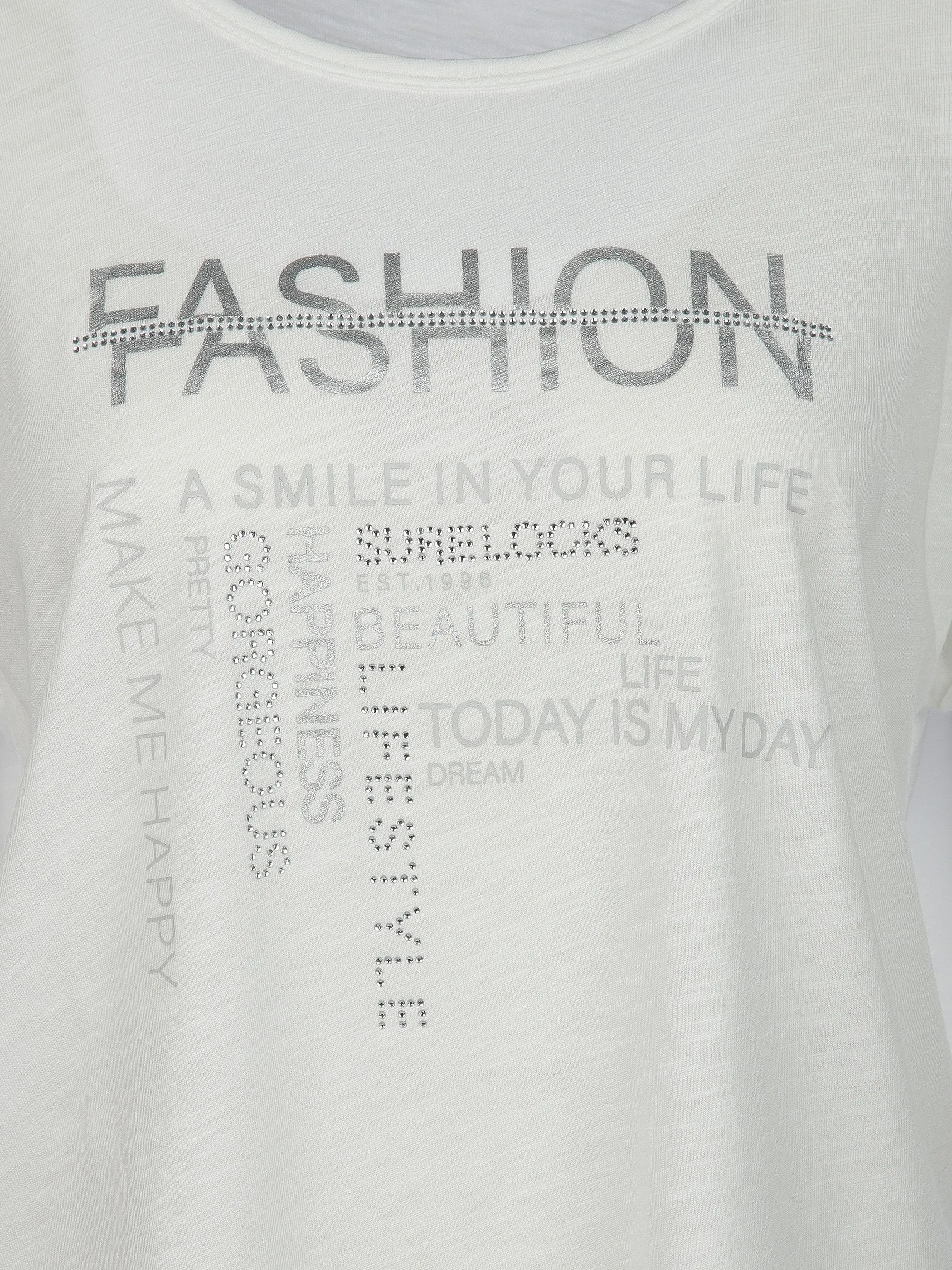 Sure Da-T-Shirt m. Folienprint Weiß 908083 OFFWHITE 3