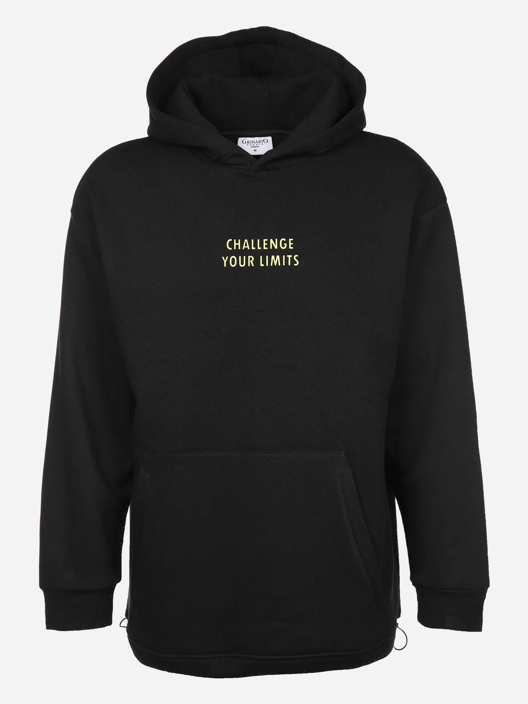 Grinario Sports He-Sport-Sweatshirt mit Kapuze Schwarz 873753 BLACK 1 Grinario Sports He-Sport-Sweatshirt mit Kapuze Schwarz 873753 BLACK 1