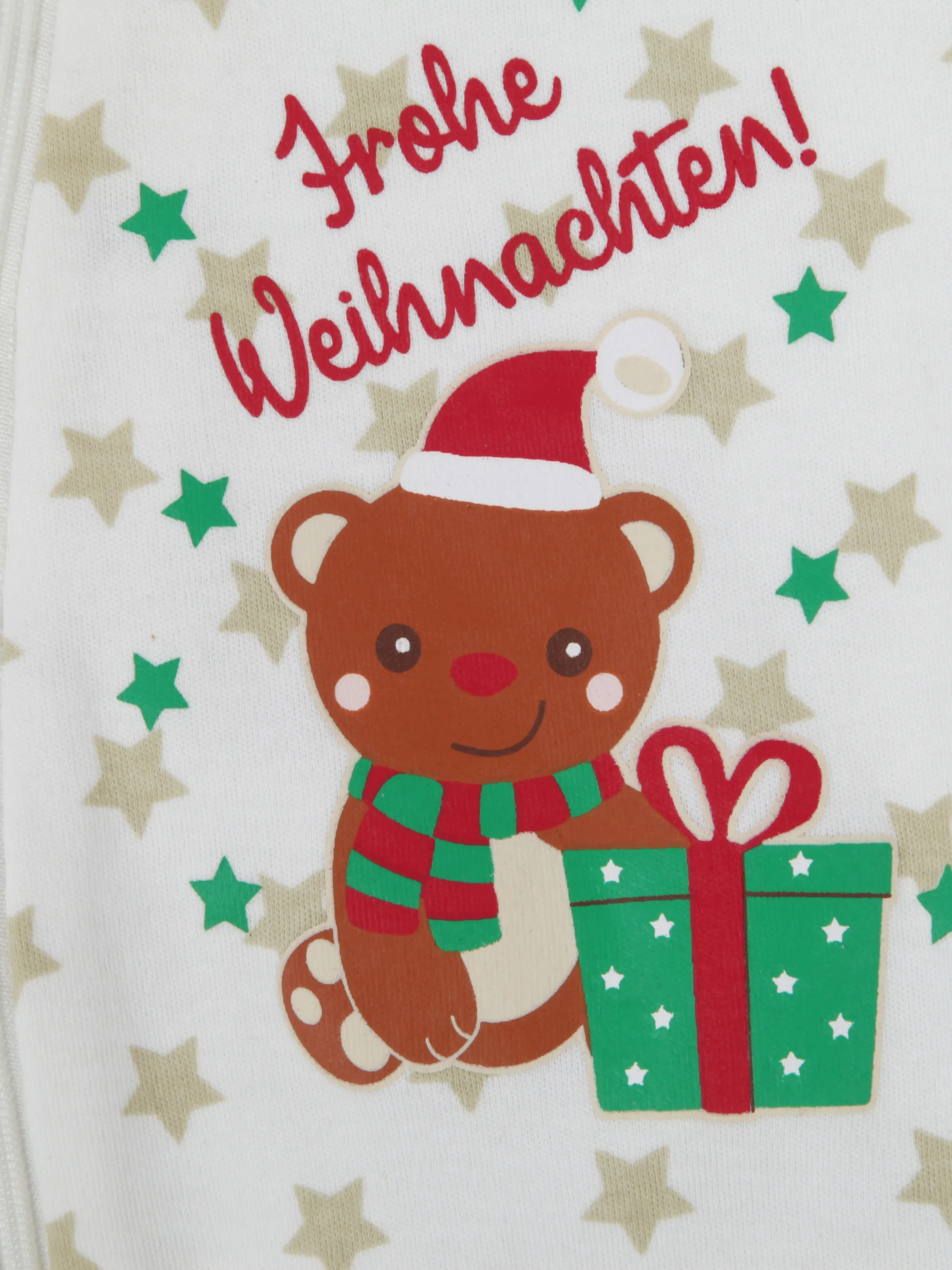 Bubble Gum Baby UNI Weihnachts Strampler Weiß 857693 WEIß 3