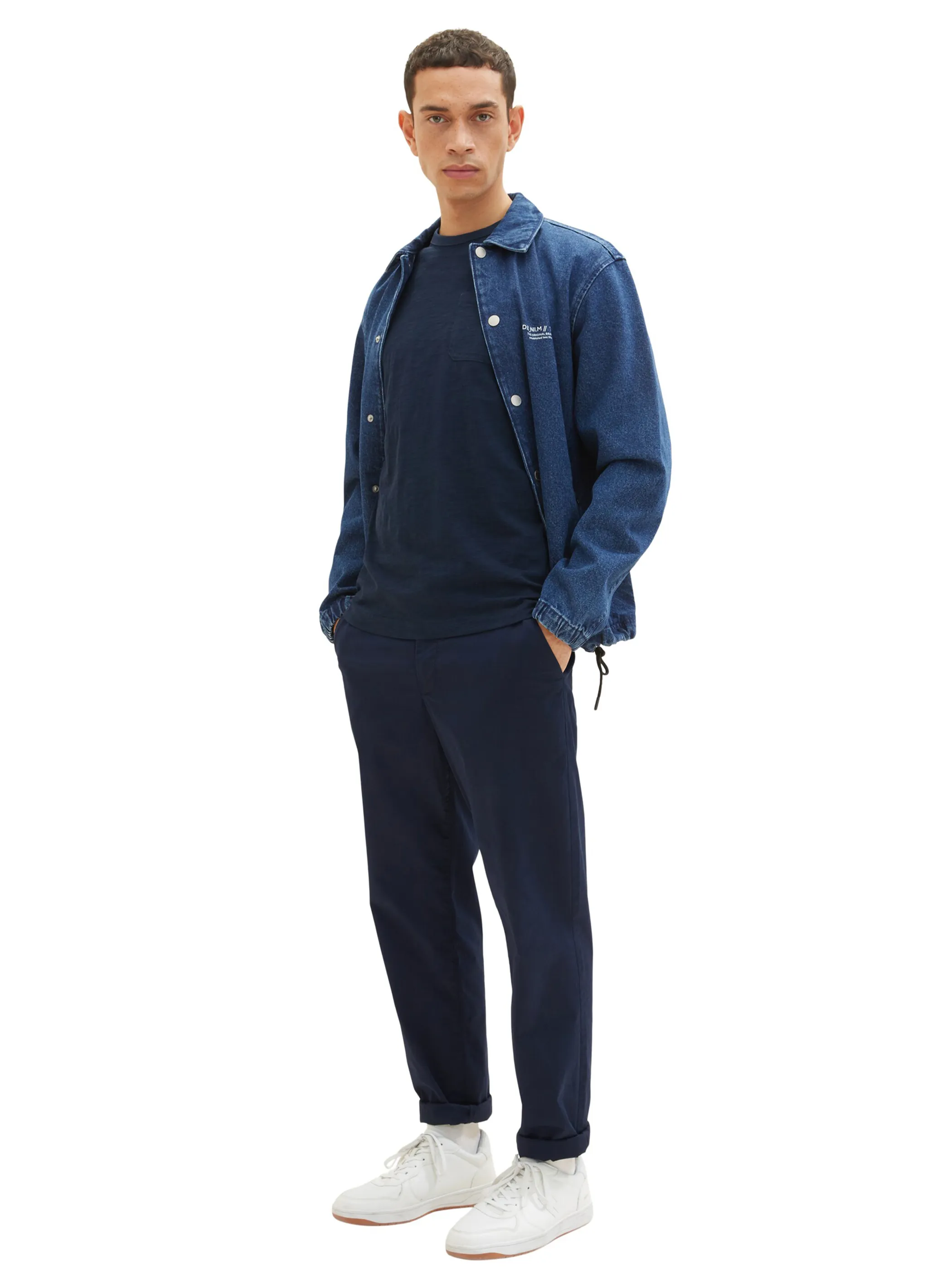 Tom Tailor 1035615 basic crewneck t-shirt Blau 874967 10668 4 Tom Tailor 1035615 basic crewneck t-shirt Blau 874967 10668 4