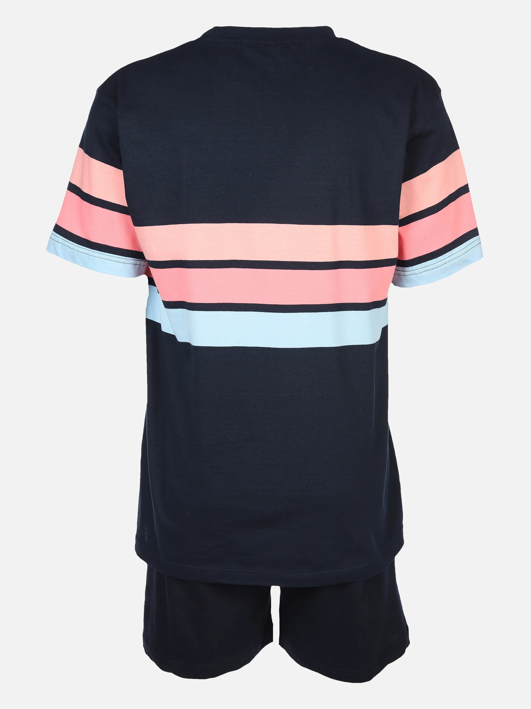 Jim Spencer He. Shorty Set Shirt 1/2 Arm + Blau 874052 PEACH/NAVY 2 Jim Spencer He. Shorty Set Shirt 1/2 Arm + Blau 874052 PEACH/NAVY 2
