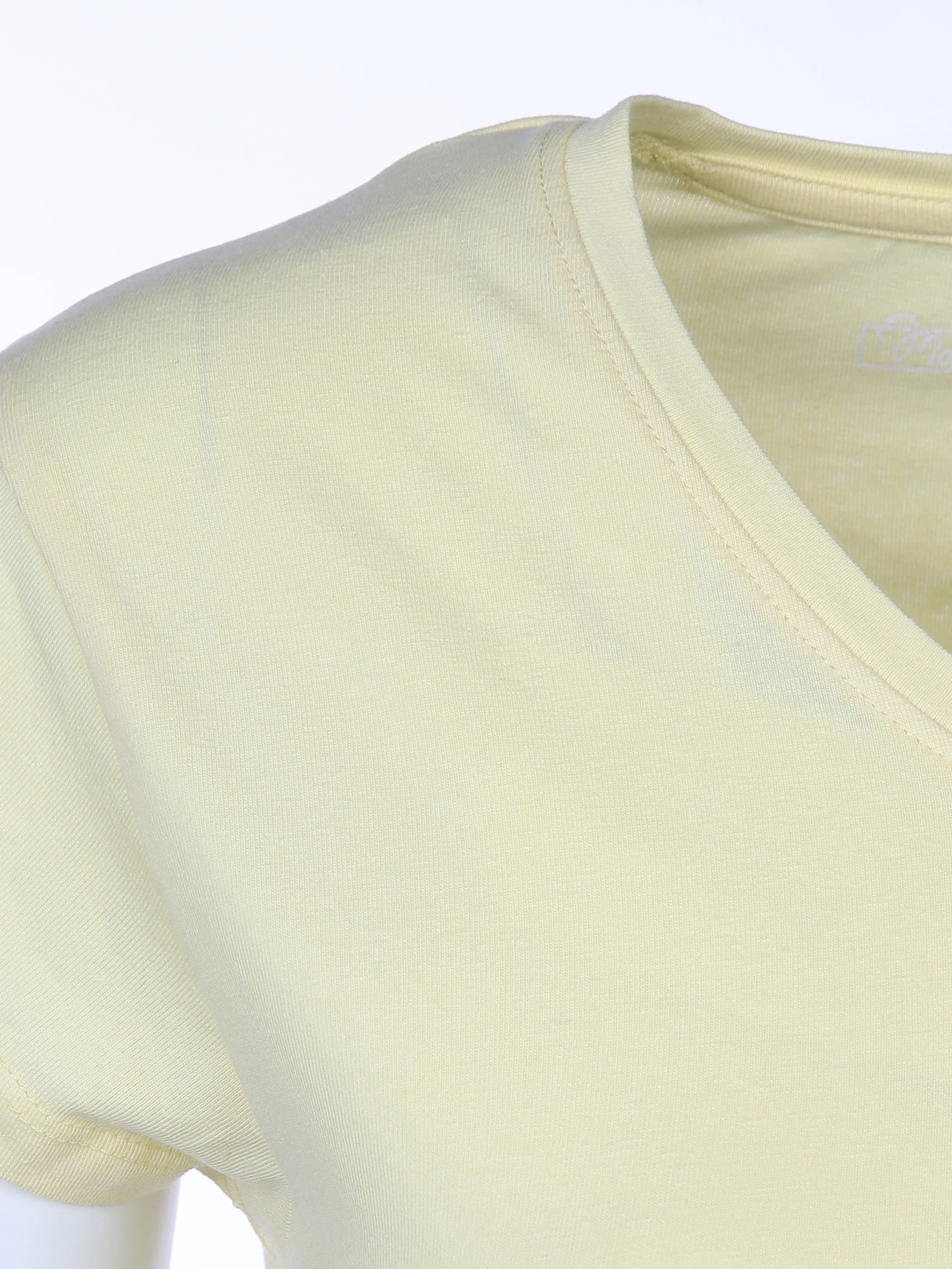 IX-O YF-Da-T-Shirt, Basic Gelb 873779 YELLOW 3