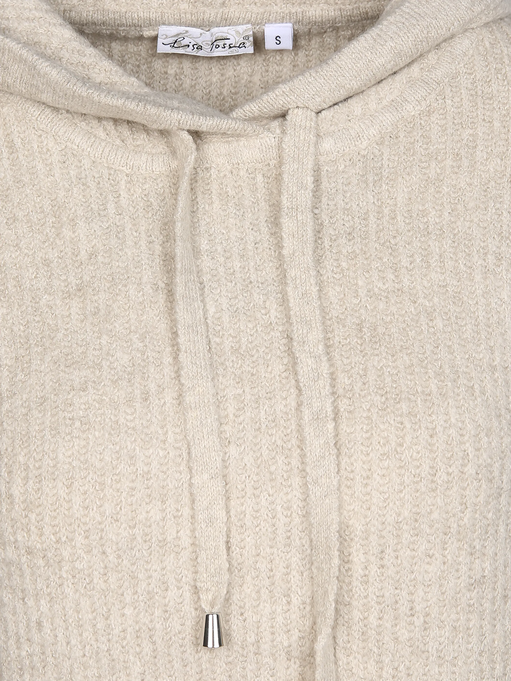 Lisa Tossa Da-Pullover mit Kapuze Grau 856692 STEIN MEL. 3 Lisa Tossa Da-Pullover mit Kapuze Grau 856692 STEIN MEL. 3