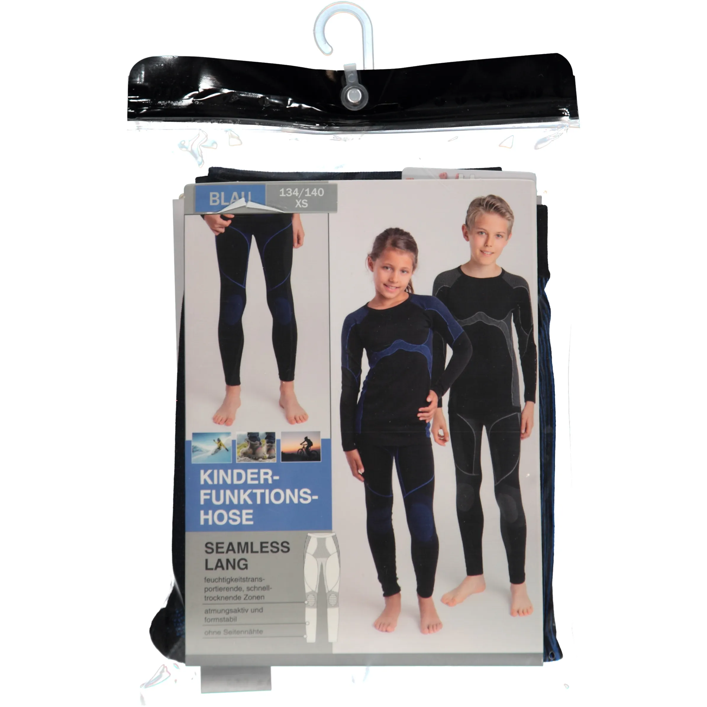 Grinario Sports Ki-Sport Funktios Unterhose lg Blau 808617 SCHW/BLAU 3 Grinario Sports Ki-Sport Funktios Unterhose lg Blau 808617 SCHW/BLAU 3