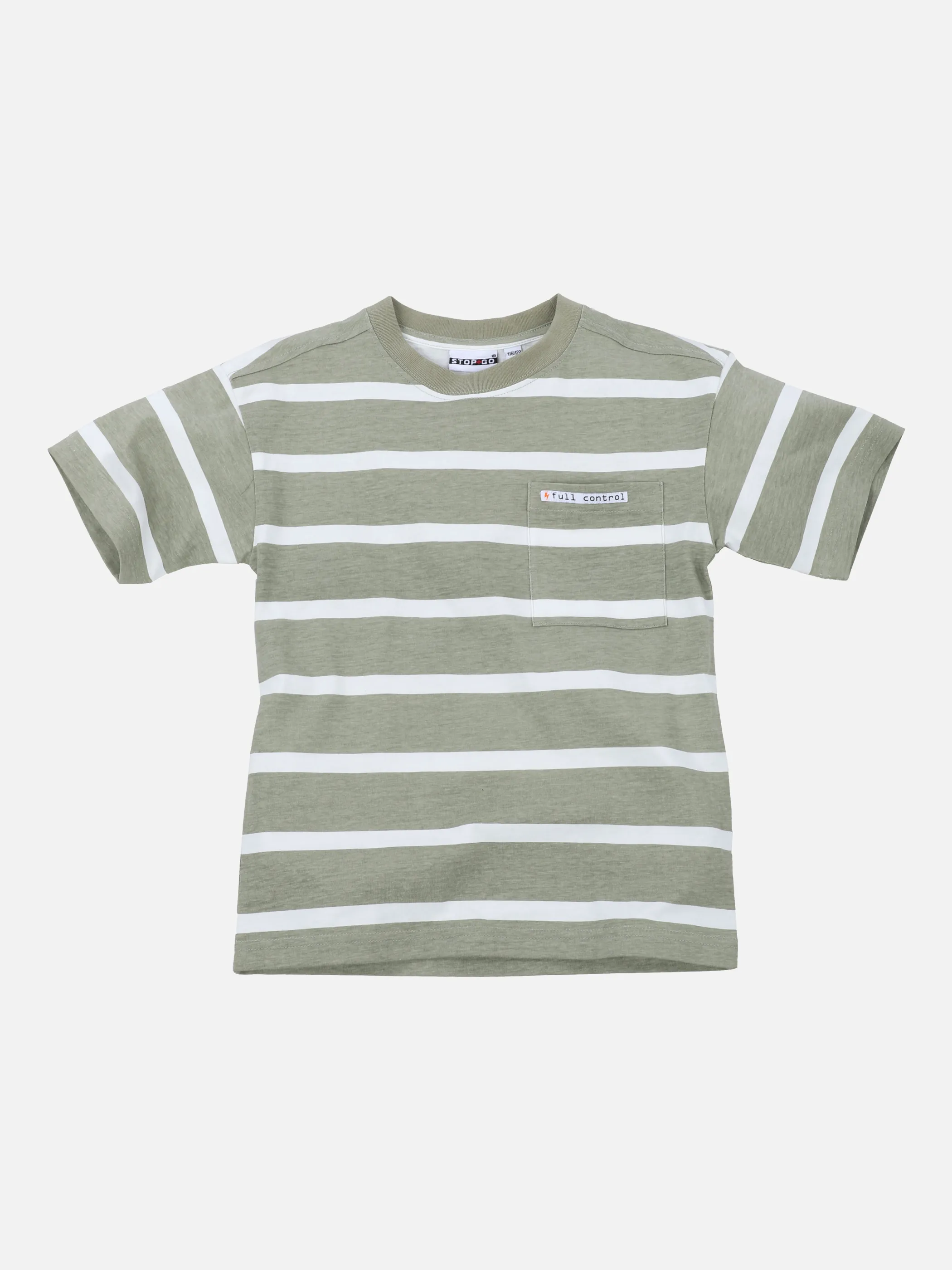 Stop + Go MB TShirt in khaki und weiß Grün 863041 KHAKI 1 Stop + Go MB TShirt in khaki und weiß Grün 863041 KHAKI 1
