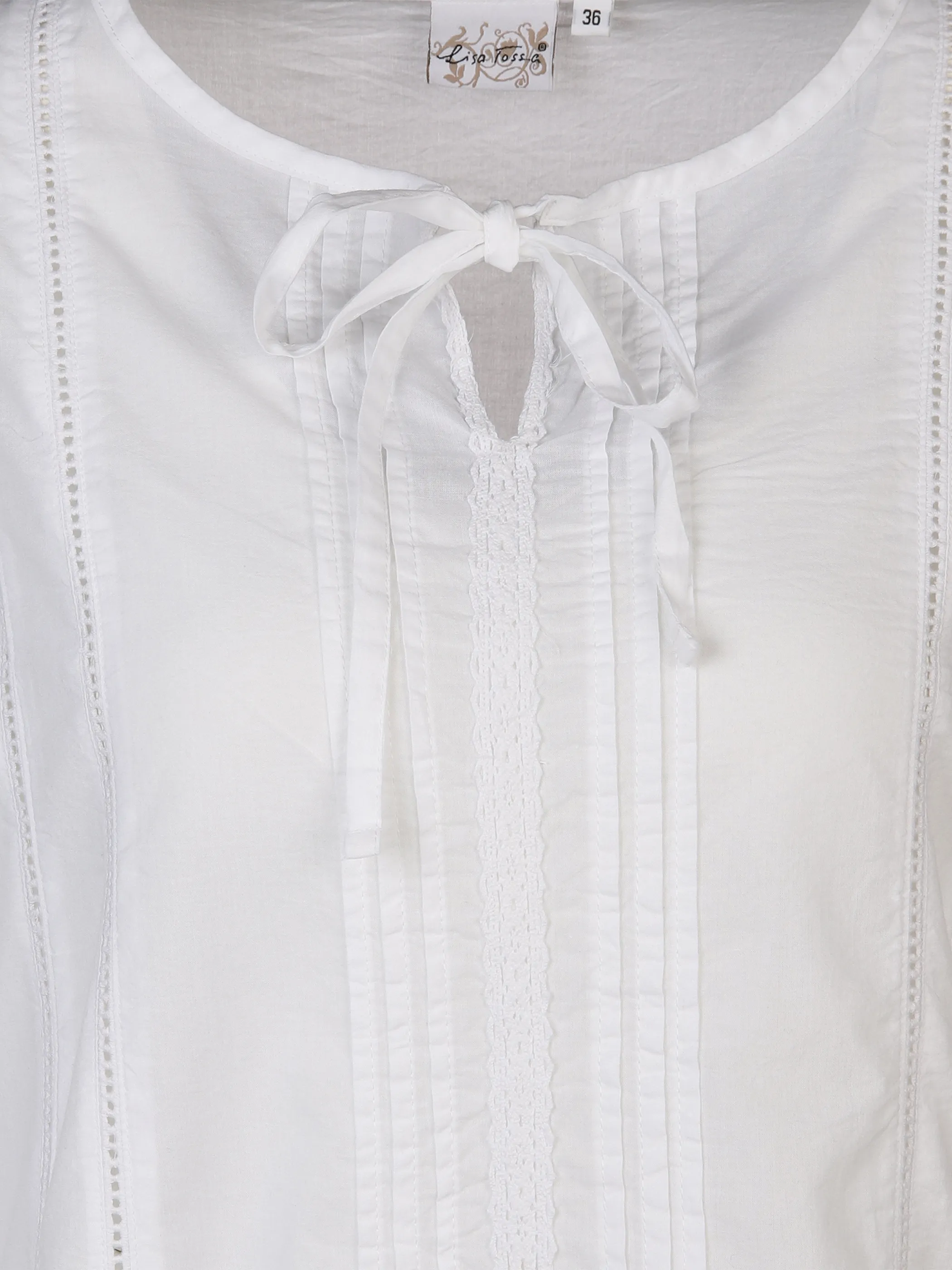 Lisa Tossa Da-Midi-Kleid m. 3/4 Arm Weiß 877942 WEIß 3