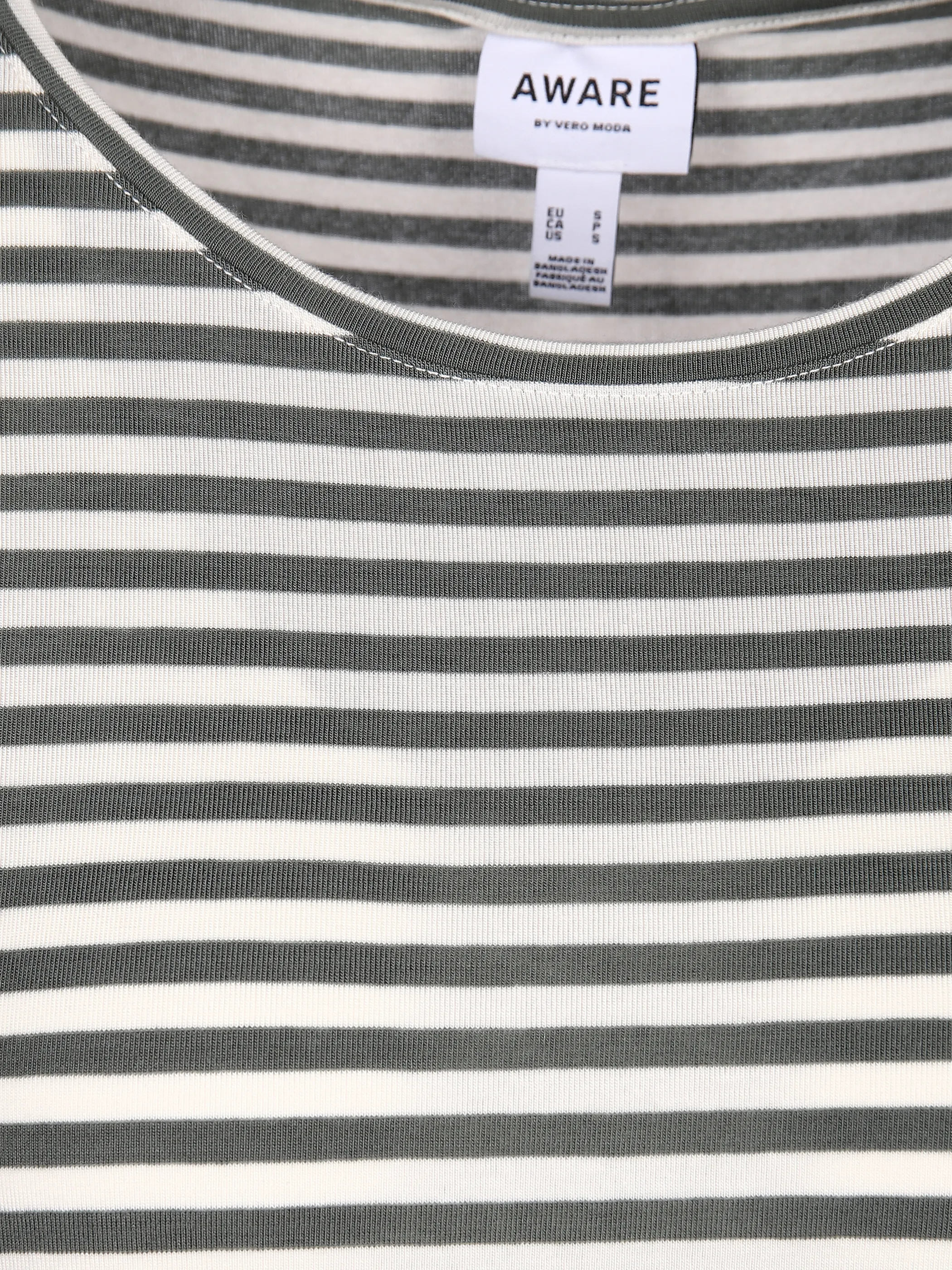 Vero Moda 10211785 VMAVA STRIPE SS TOP Weiß 804435 209430016 3