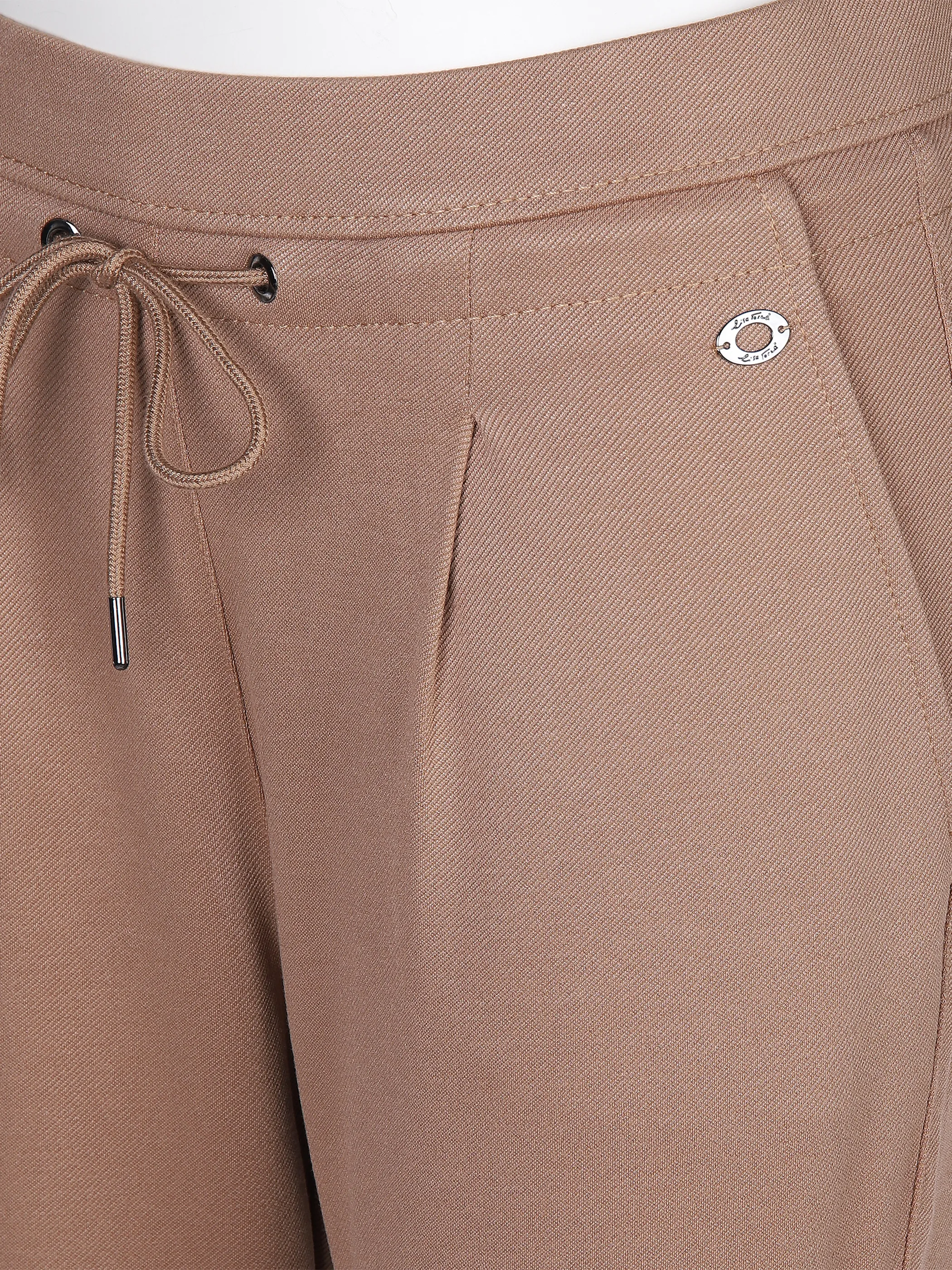 Lisa Tossa Da-Joggpant m.elastischem Bund Braun 871638 CAMEL 3