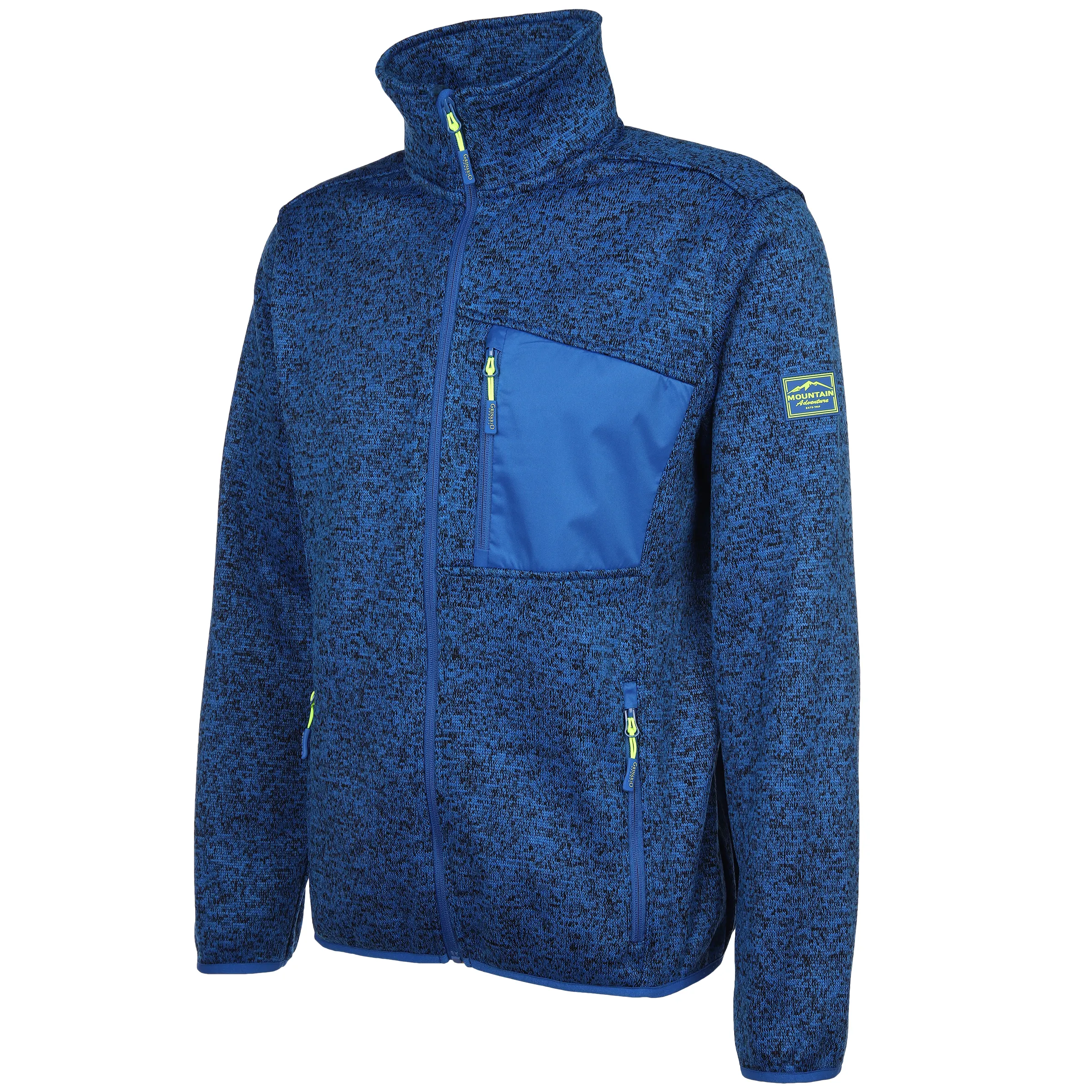 Grinario Sports He-Fleece Jacke Blau 880406 19-4045TCX 3