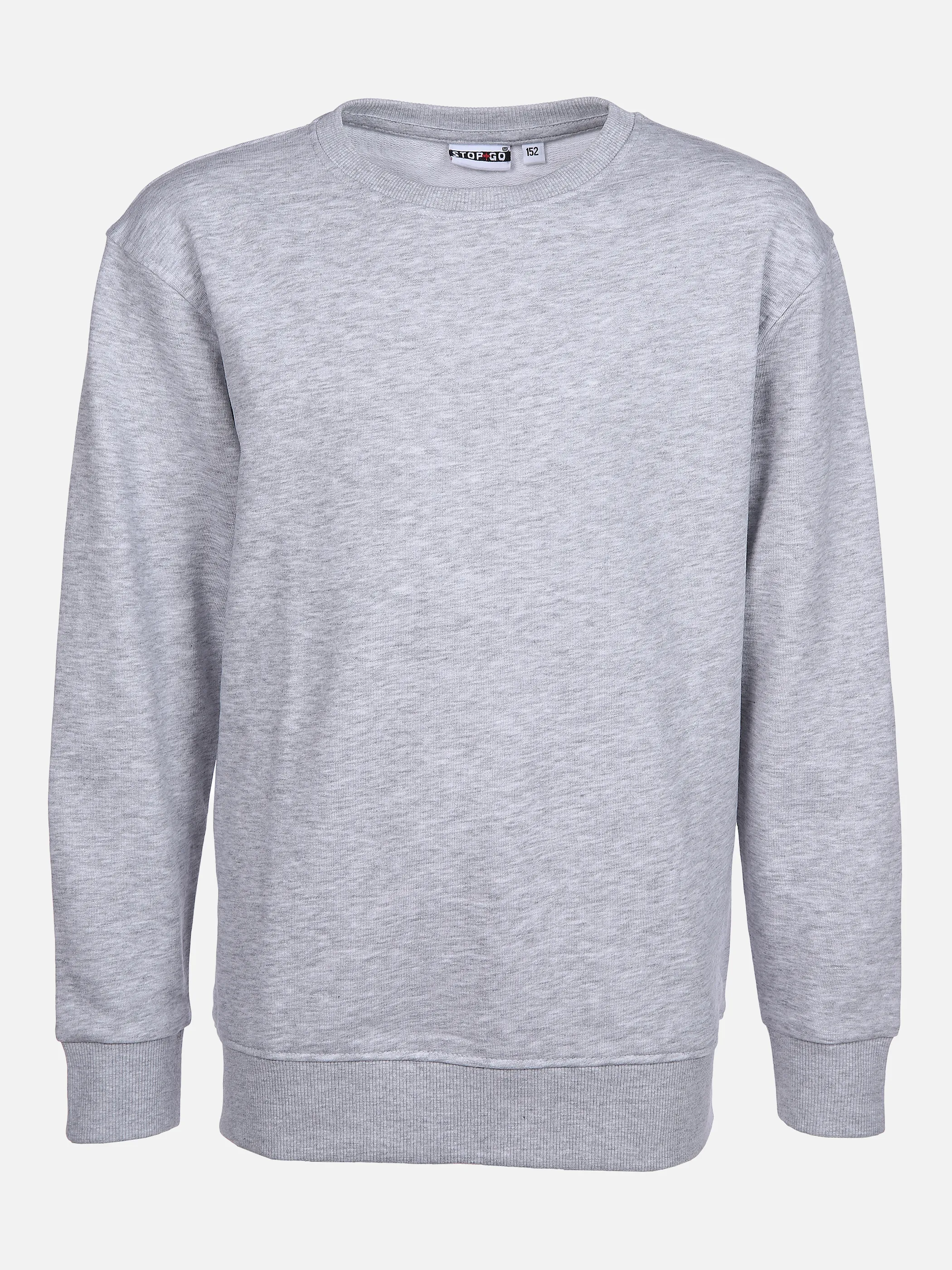 Stop + Go TB Sweatshirt Basic in h.grau Grau 860582 HELLGRAU 1