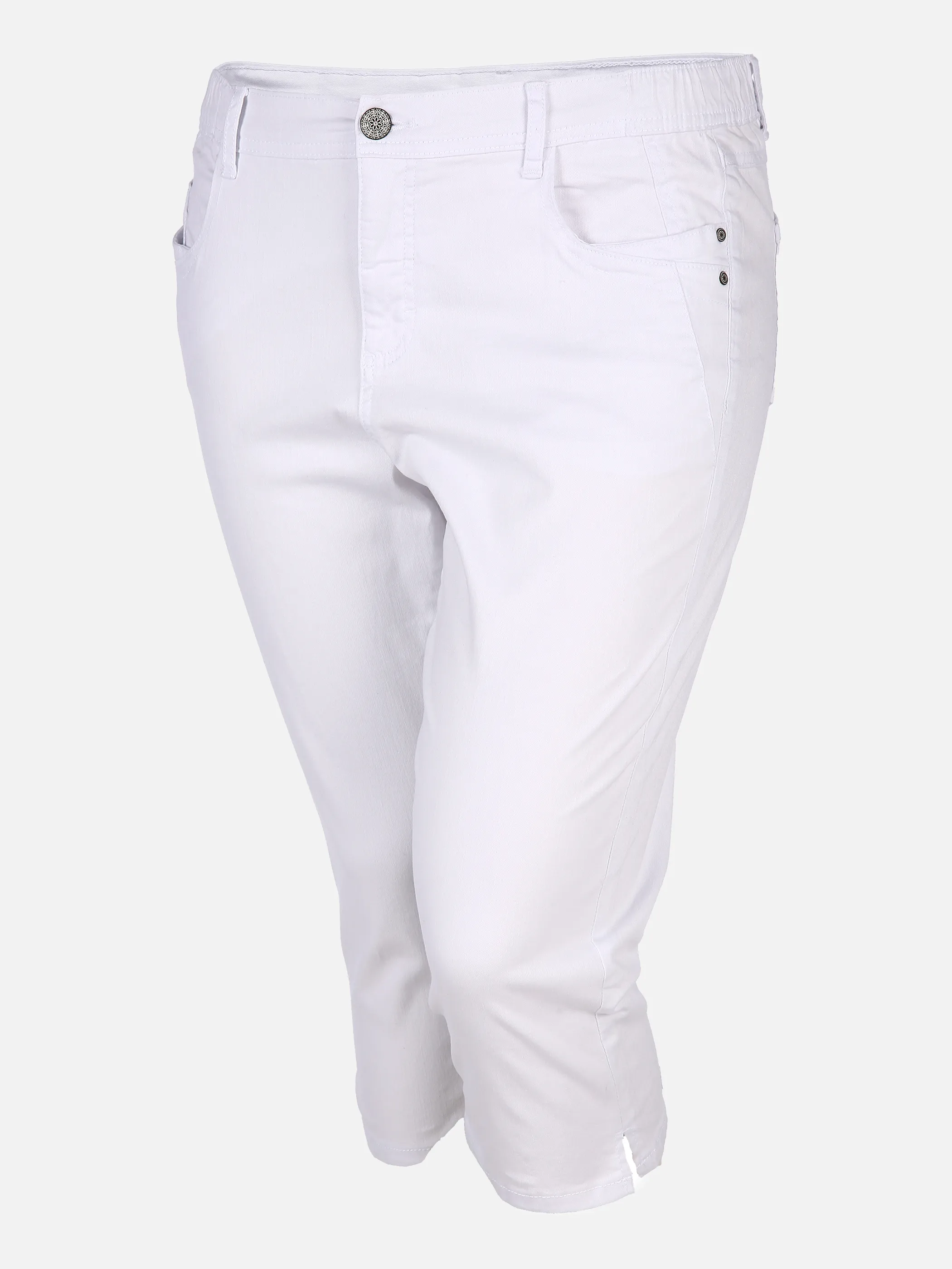 Sonja Blank Da-Gr. Größen Caprihose Weiß 838336 WHITE 1