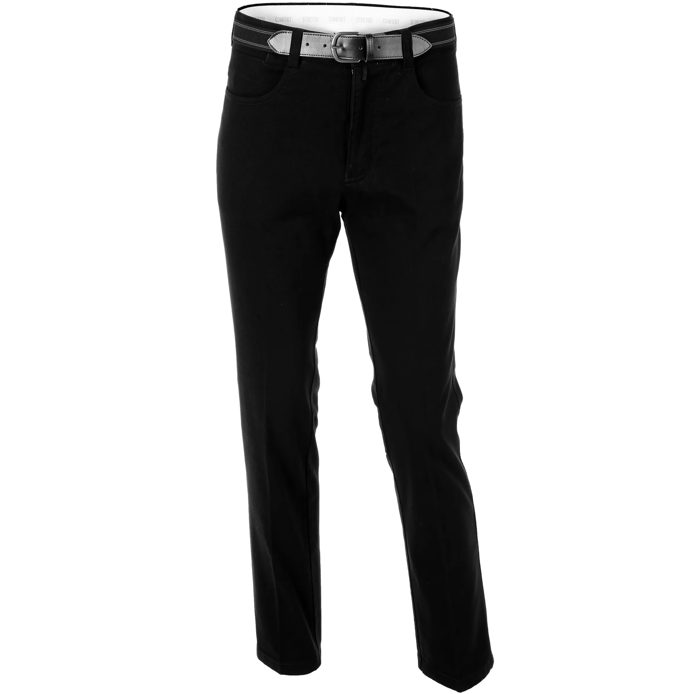 Marcel Battiston Semi 5-pocket Hose gewaschen Schwarz 524042 SCHWARZ 1