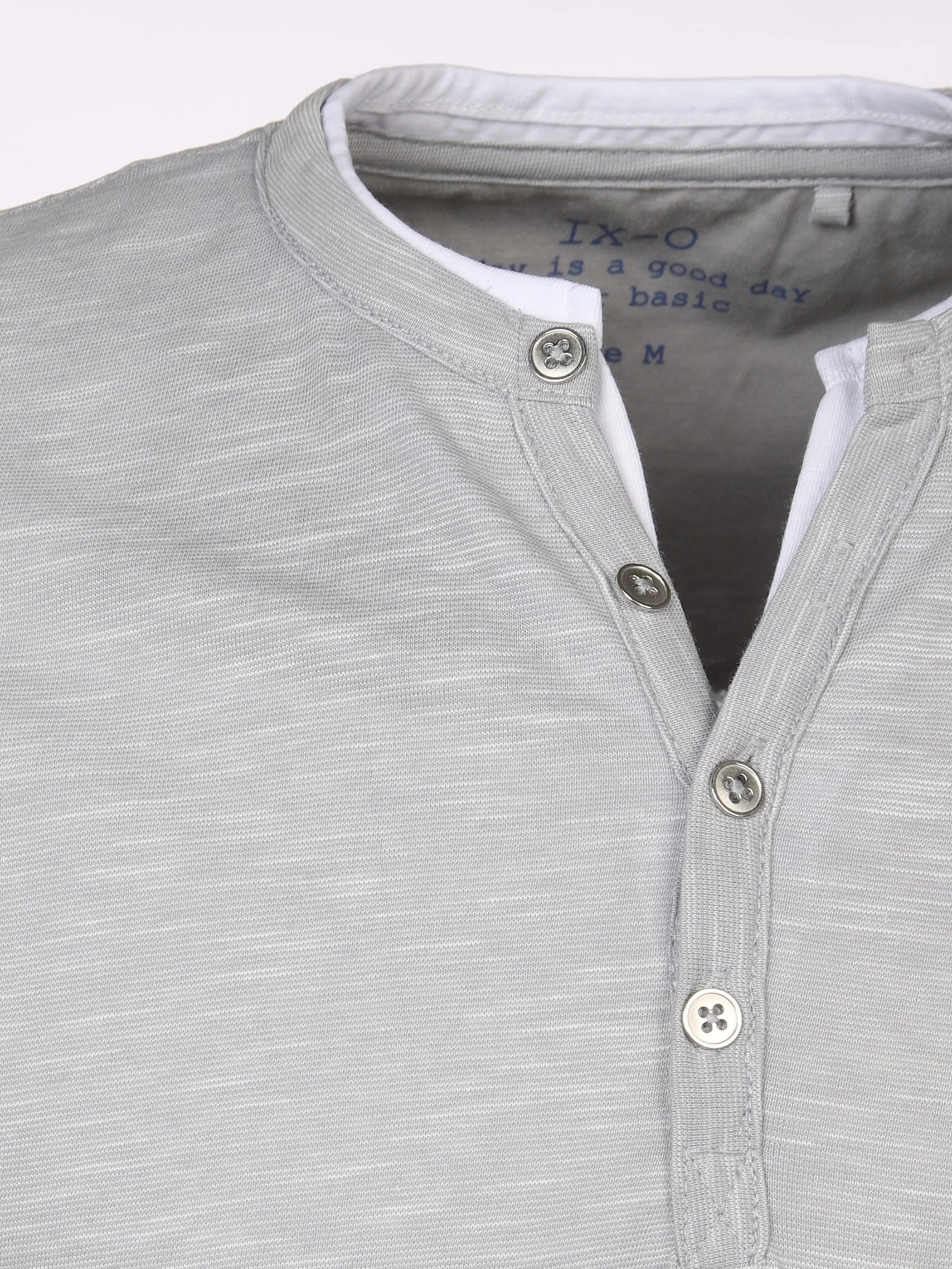 IX-O YF-He-T-Shirt, Serafino Grau 873742 LIGHT GREY 3