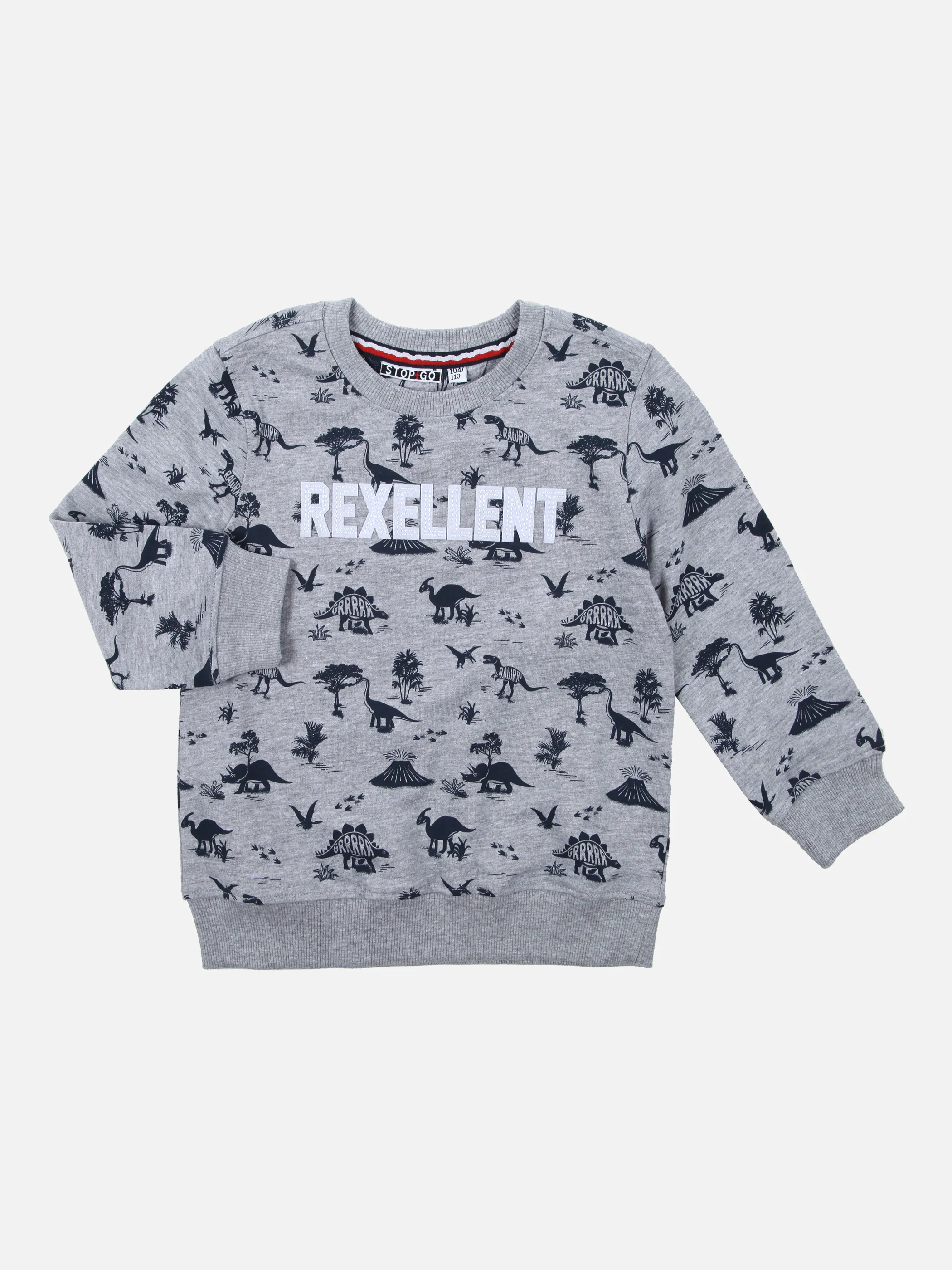 Stop + Go MB Sweatshirt h.grau melange Grau 851602 HELLGRAU 1 Stop + Go MB Sweatshirt h.grau melange Grau 851602 HELLGRAU 1