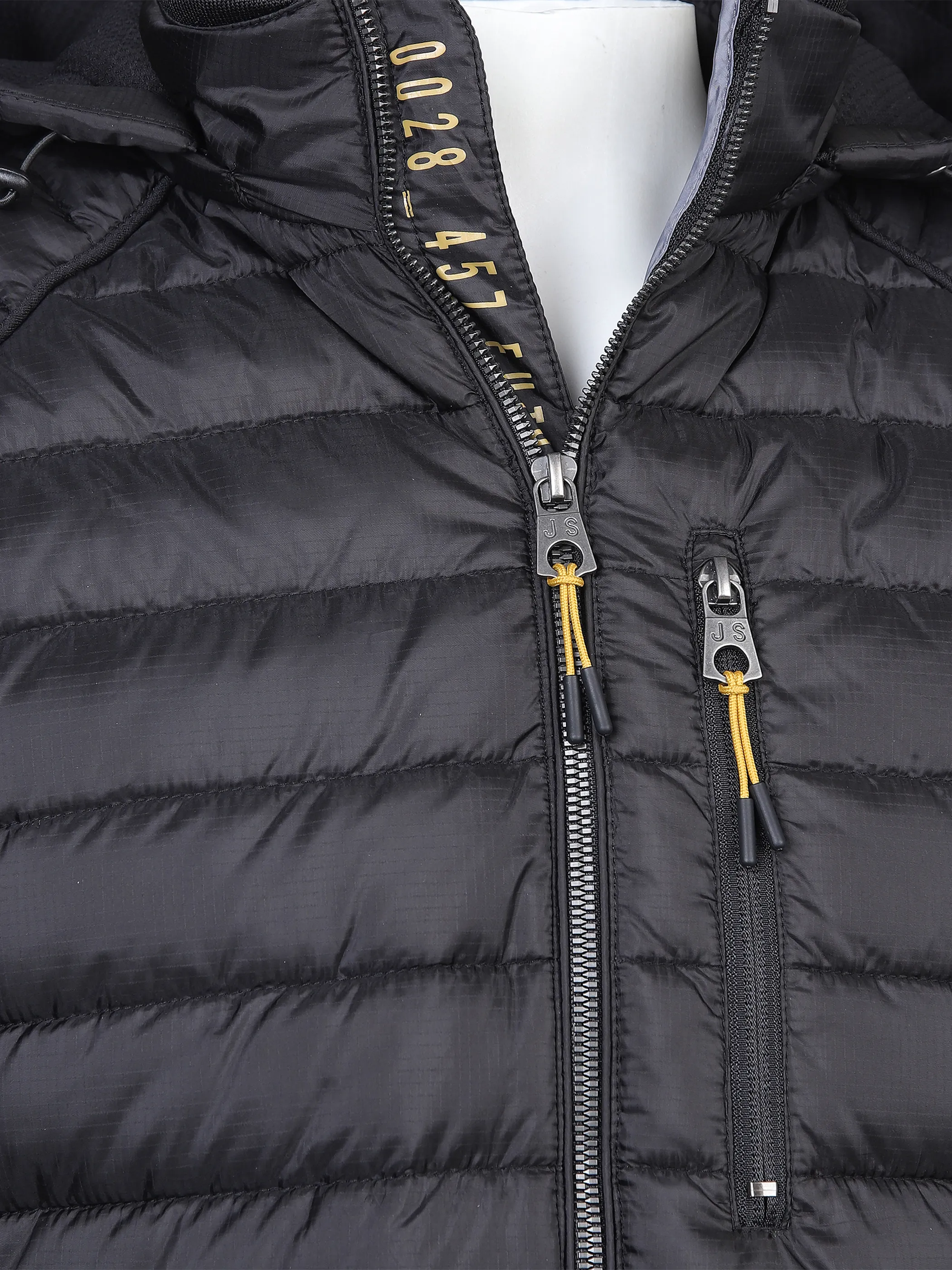 Jim Spencer He. Steppjacke Hybrid Kapuze Schwarz 865092 BLACK 3 Jim Spencer He. Steppjacke Hybrid Kapuze Schwarz 865092 BLACK 3