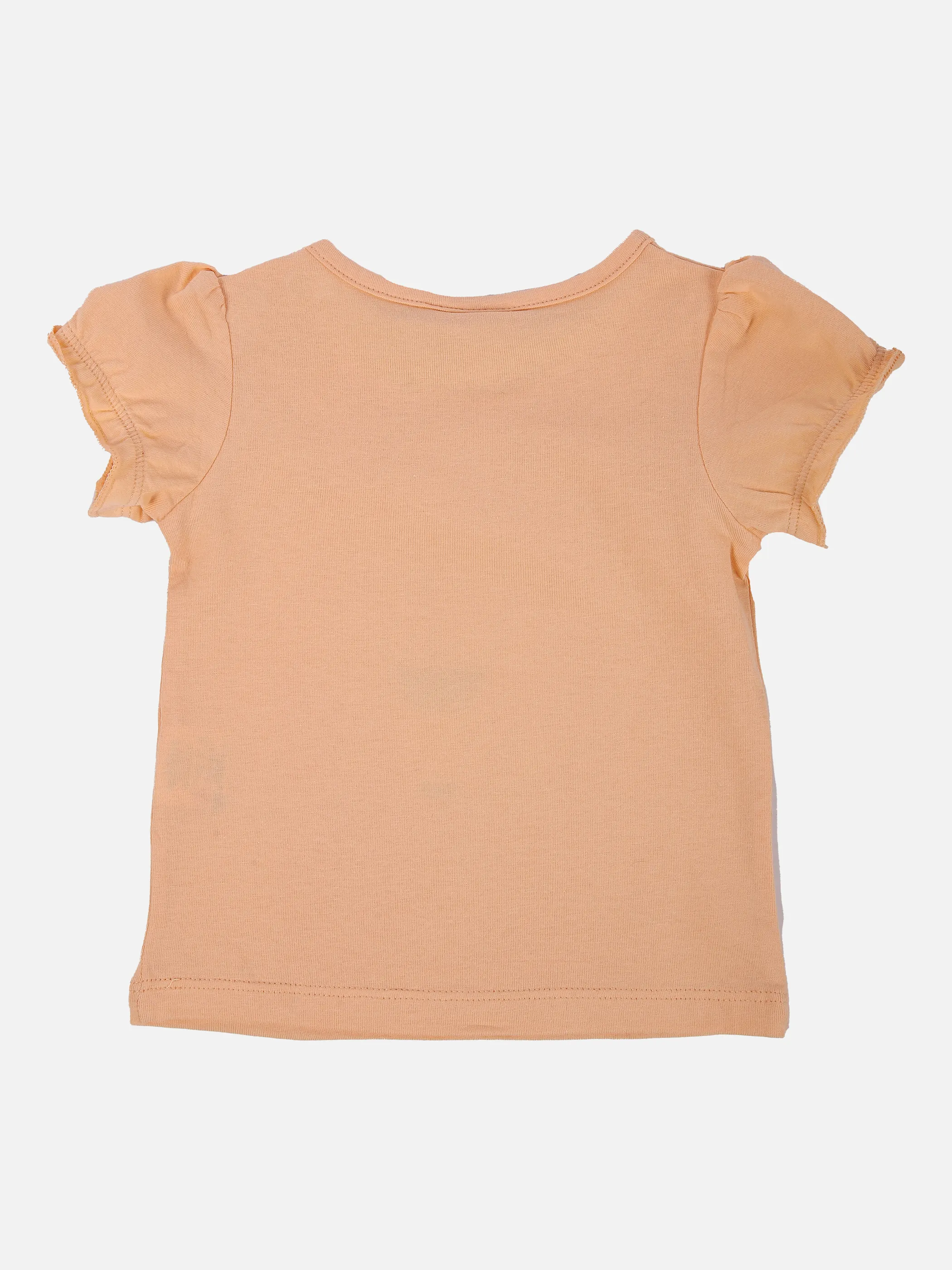 Bubble Gum BG TShirt apricot, Puffärmel Orange 851147 APRICOT 2