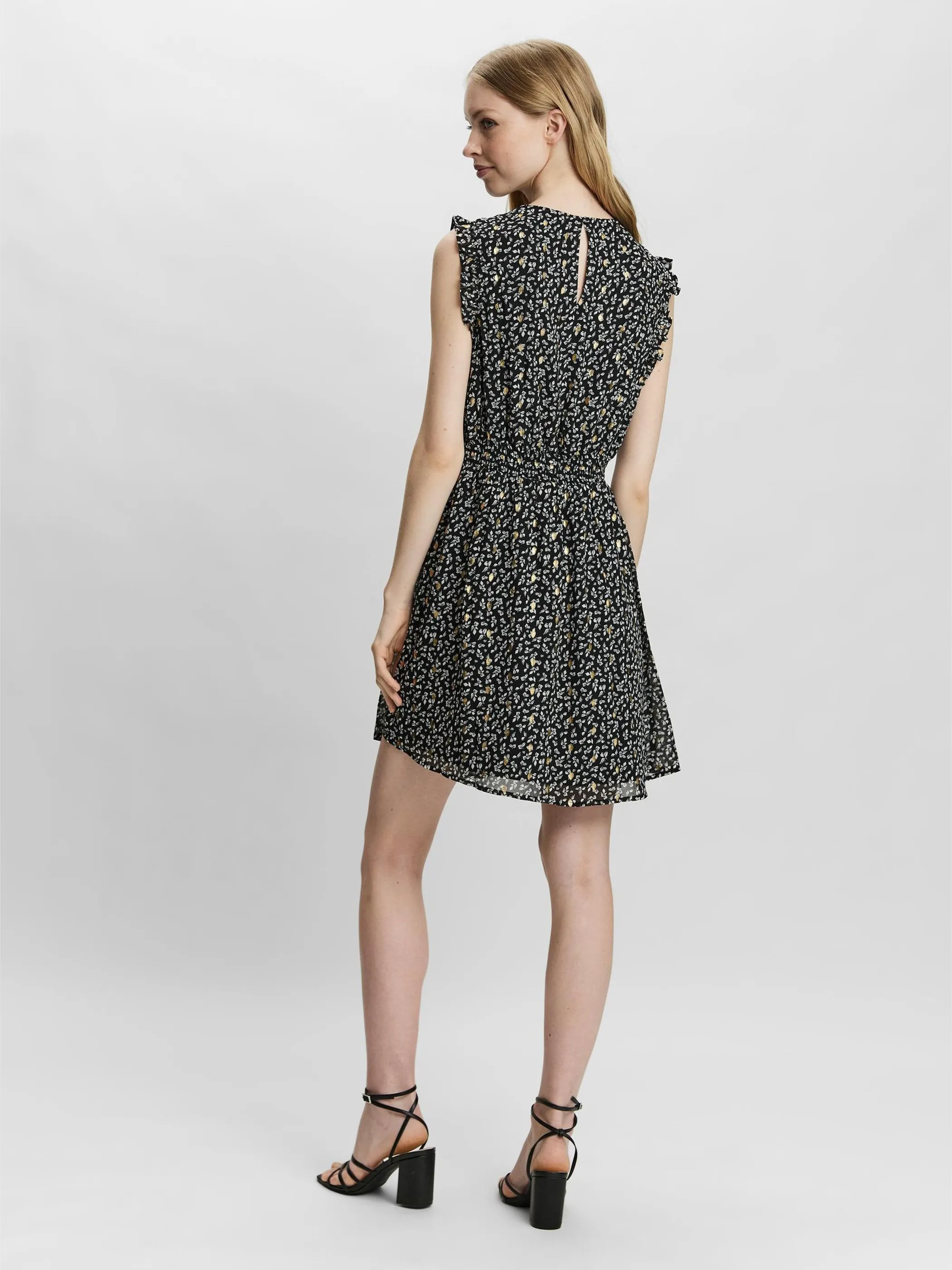 Vero Moda 10252963 VMPENNY S/L SHORT DRE Schwarz 852568 177868001 4 Vero Moda 10252963 VMPENNY S/L SHORT DRE Schwarz 852568 177868001 4