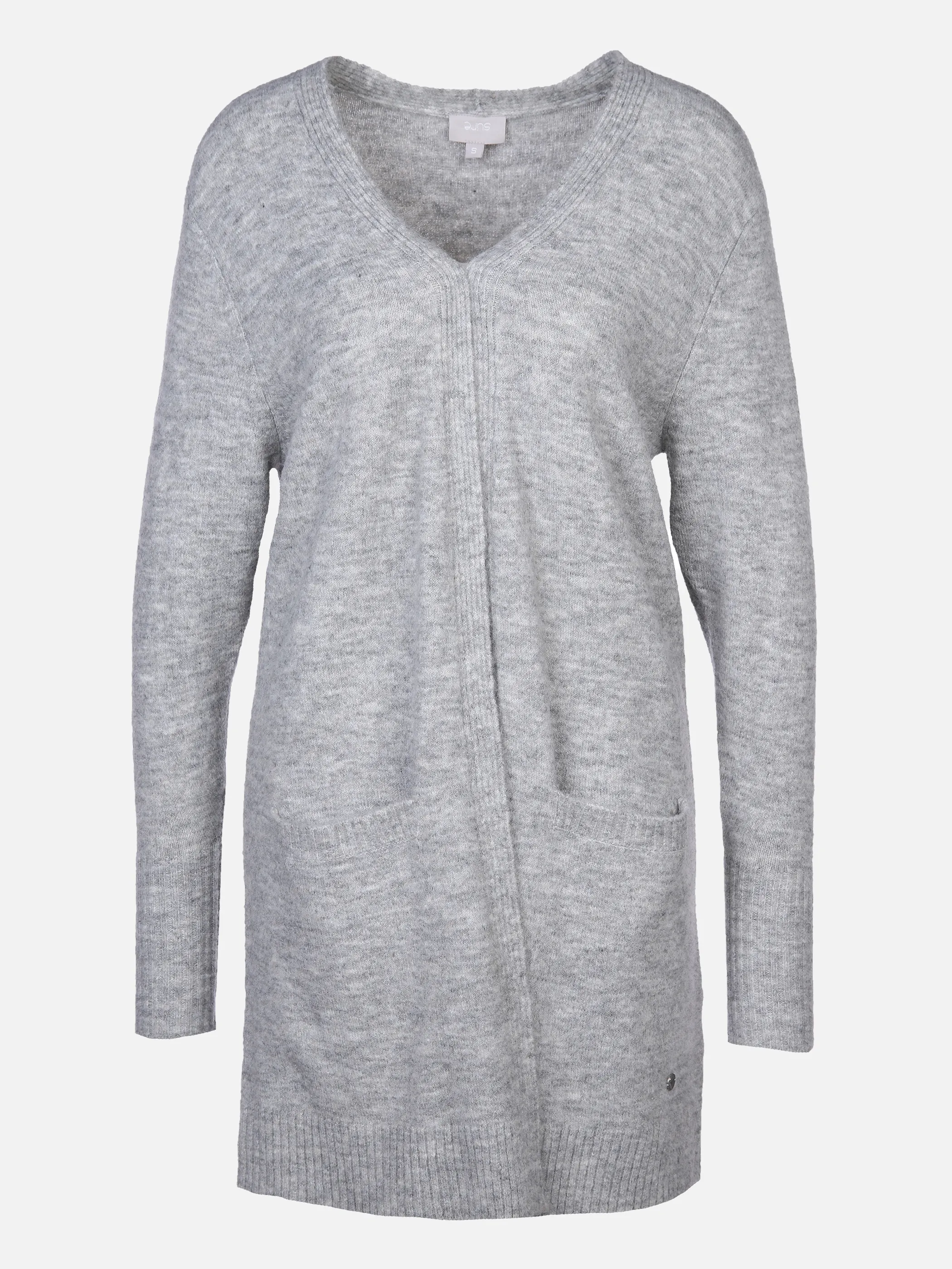 Sure Da-Longcardigan in Strick Grau 868574 GRAU MEL. 1 Sure Da-Longcardigan in Strick Grau 868574 GRAU MEL. 1