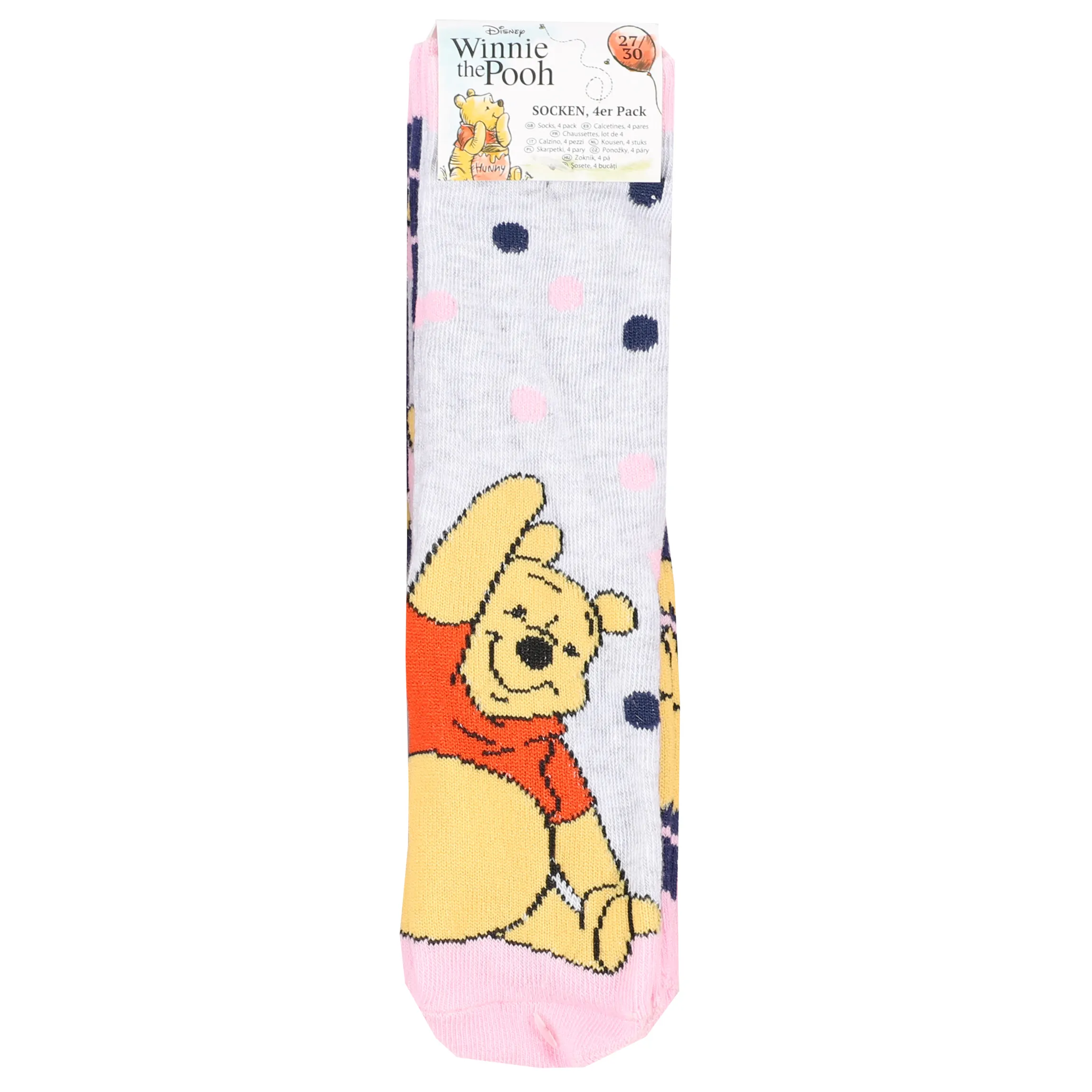 Winnie Pooh Km Socken 4er Pack Winnie Pooh Bunt 886142 BUNT 1