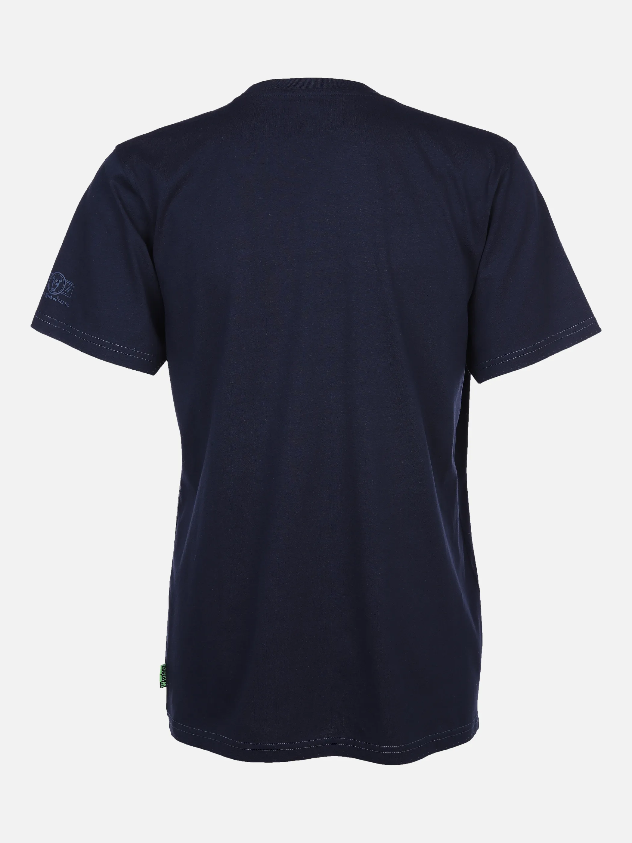 Worker He. T-Shirt 1/2 Arm Sprüche Marine 872418 NAVY 2