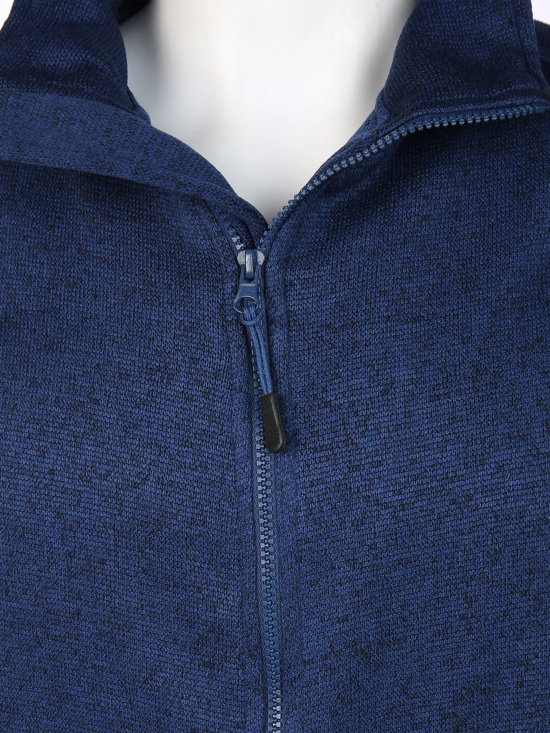 Ten Degrees He-Strickfleece-Jacke Blau 859220 NAVY 3