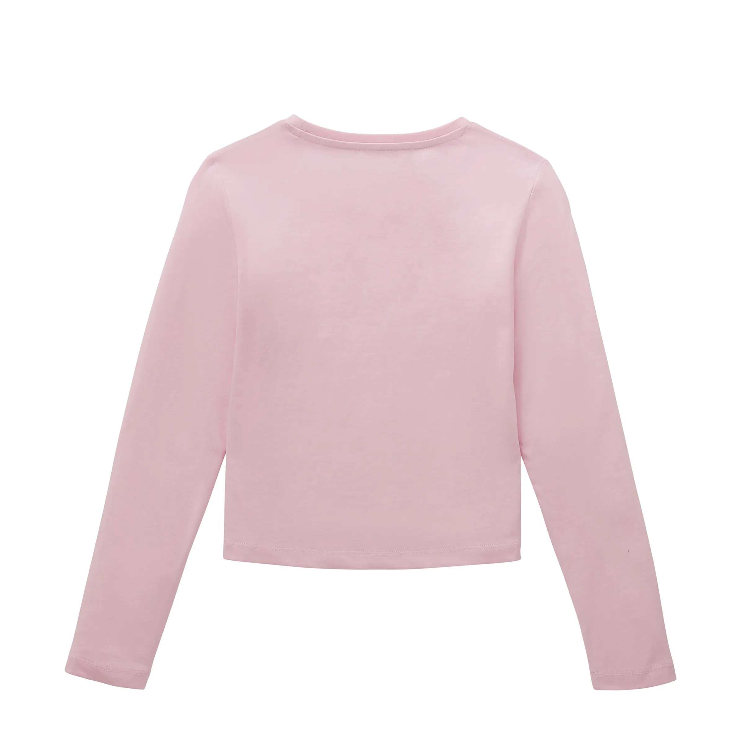 Tom Tailor 1037704 cropped longsleeve Pink 883482 32267 2