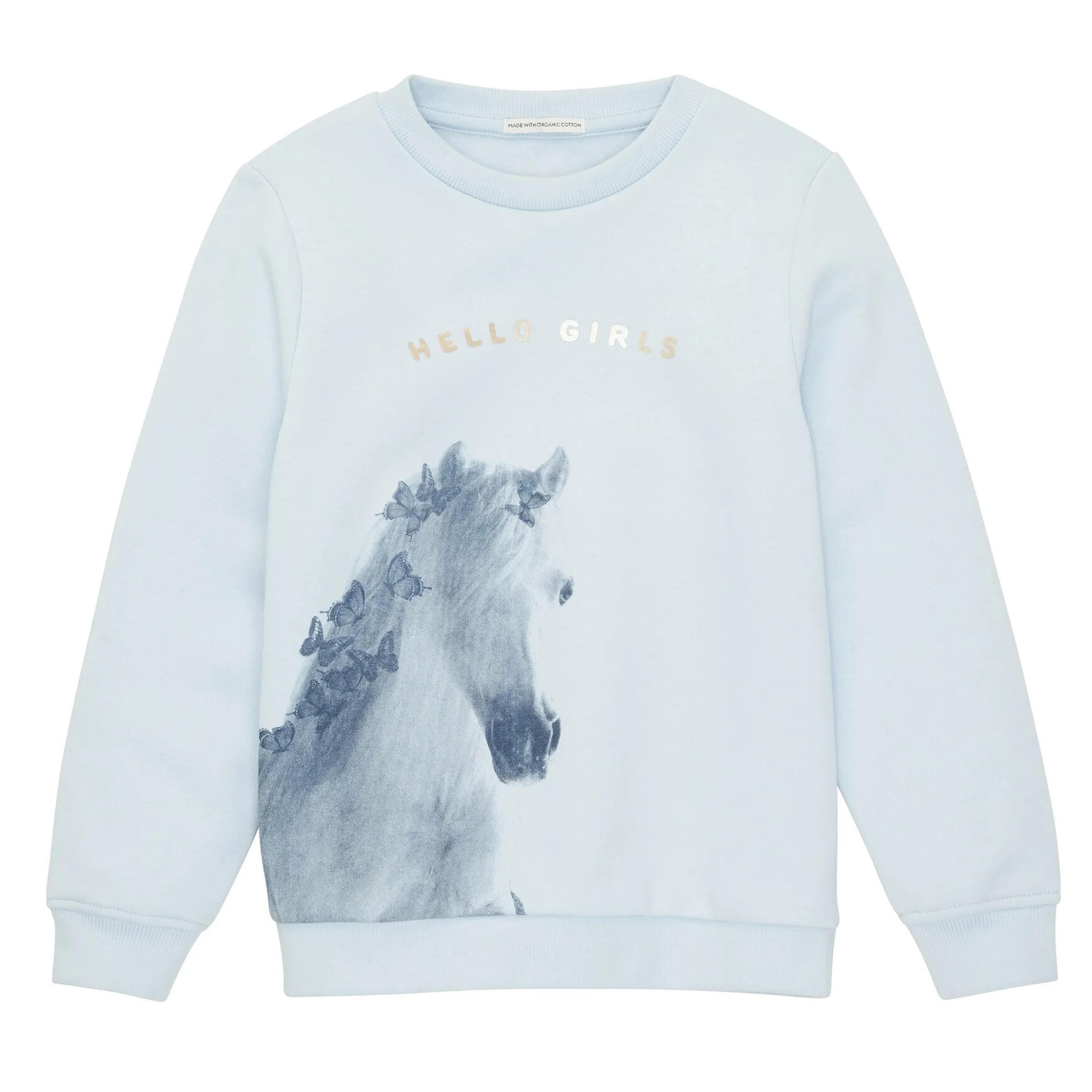 Tom Tailor 1037952 artwork sweatshirt Blau 883341 32264 1