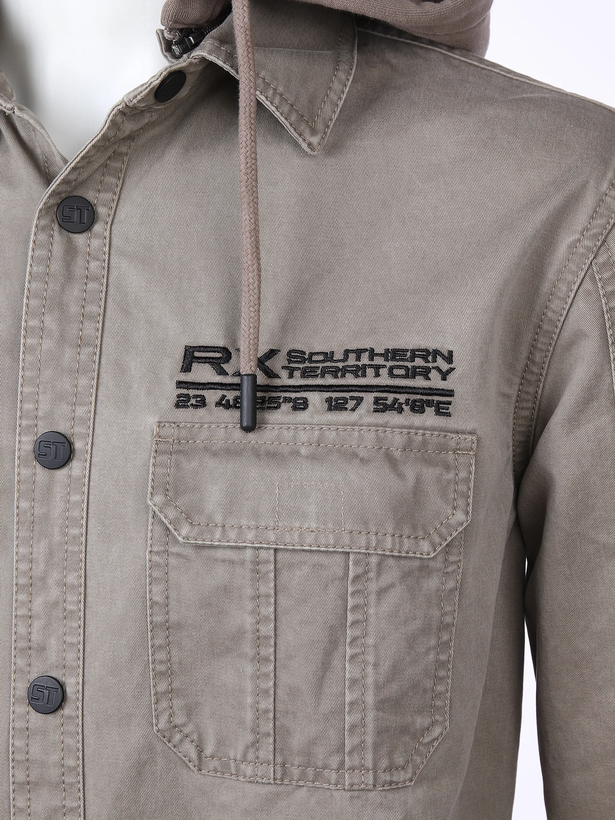 Southern Territory He. Overshirt 1/1 Arm washer Braun 862091 CAMEL 3 Southern Territory He. Overshirt 1/1 Arm washer Braun 862091 CAMEL 3
