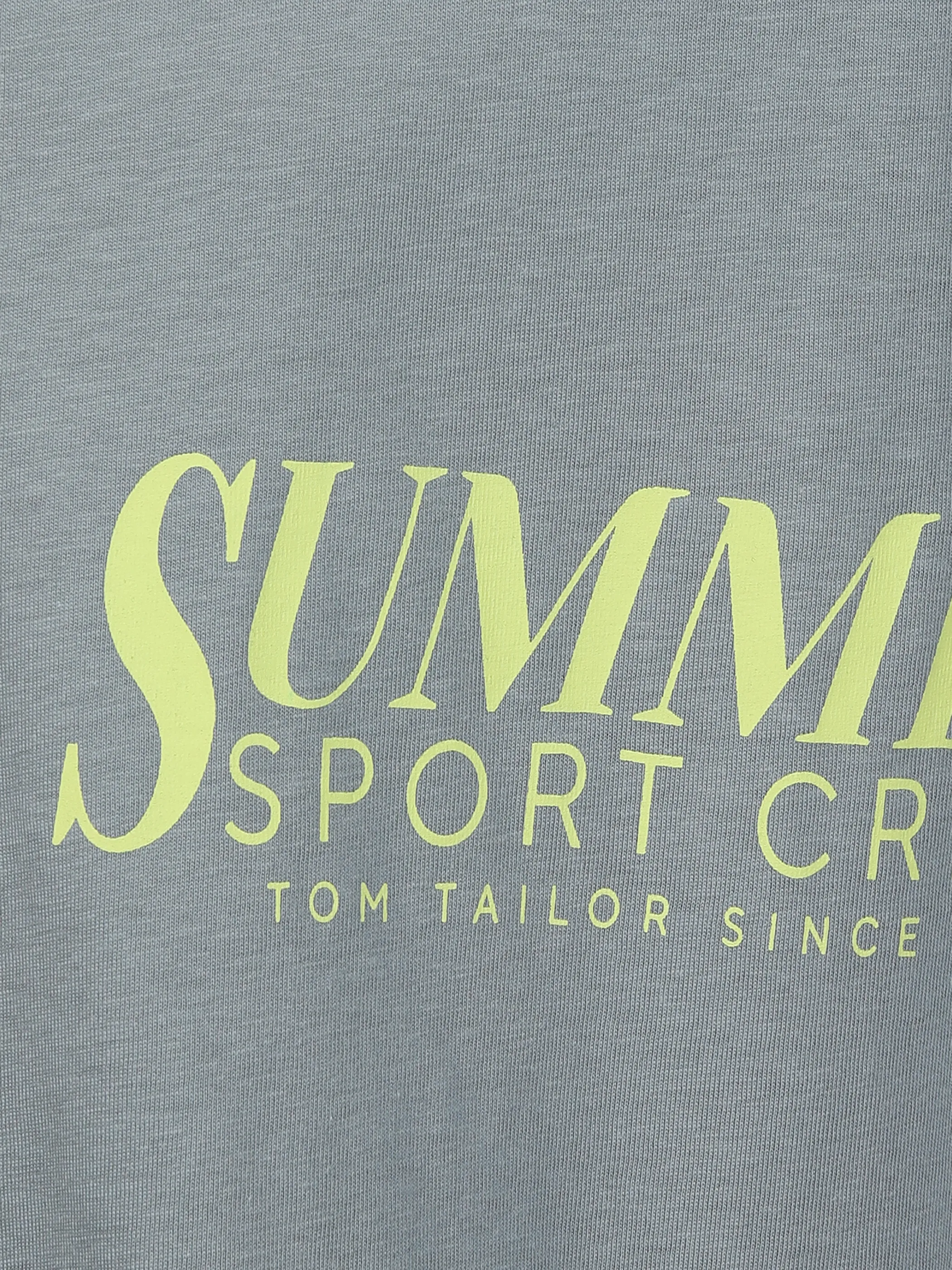 Tom Tailor 1031677 regular printed t-shir Grün 865835 12960 3