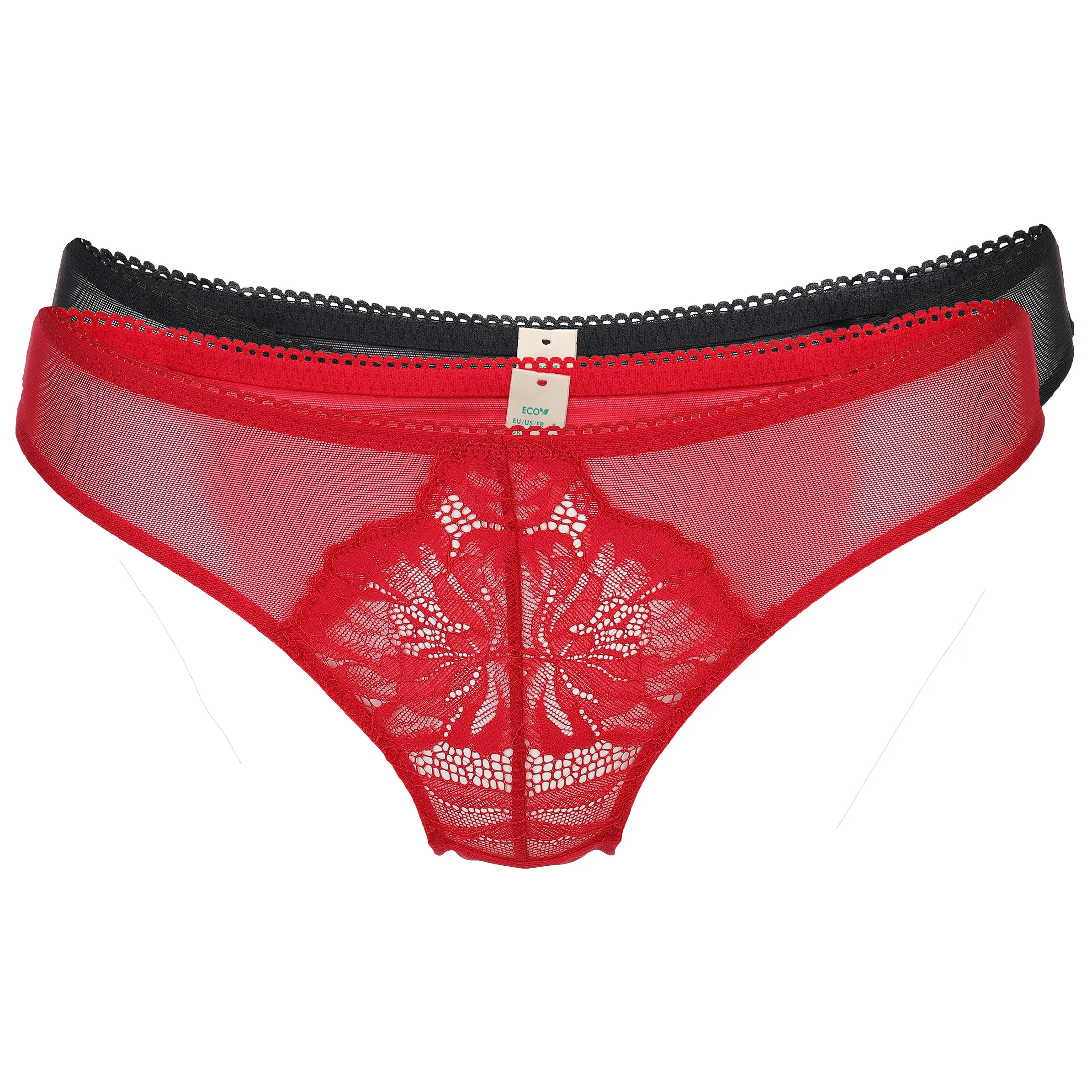 Dorina Da Slip Clarise 2er Pack mit S Rot 885867 RO/SW 1