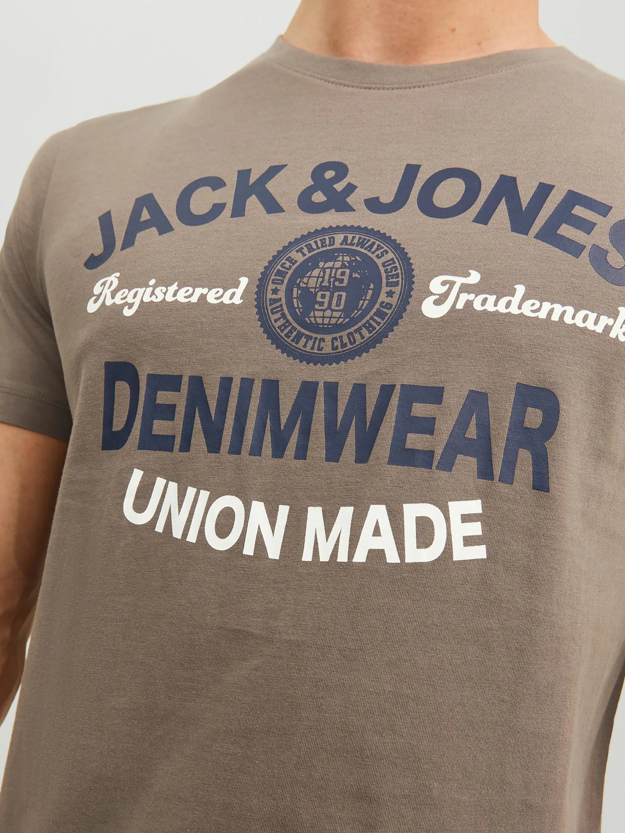 Jack Jones 12220500 JJELOGO TEE SS O-NECK Braun 872273 176574 4 Jack Jones 12220500 JJELOGO TEE SS O-NECK Braun 872273 176574 4