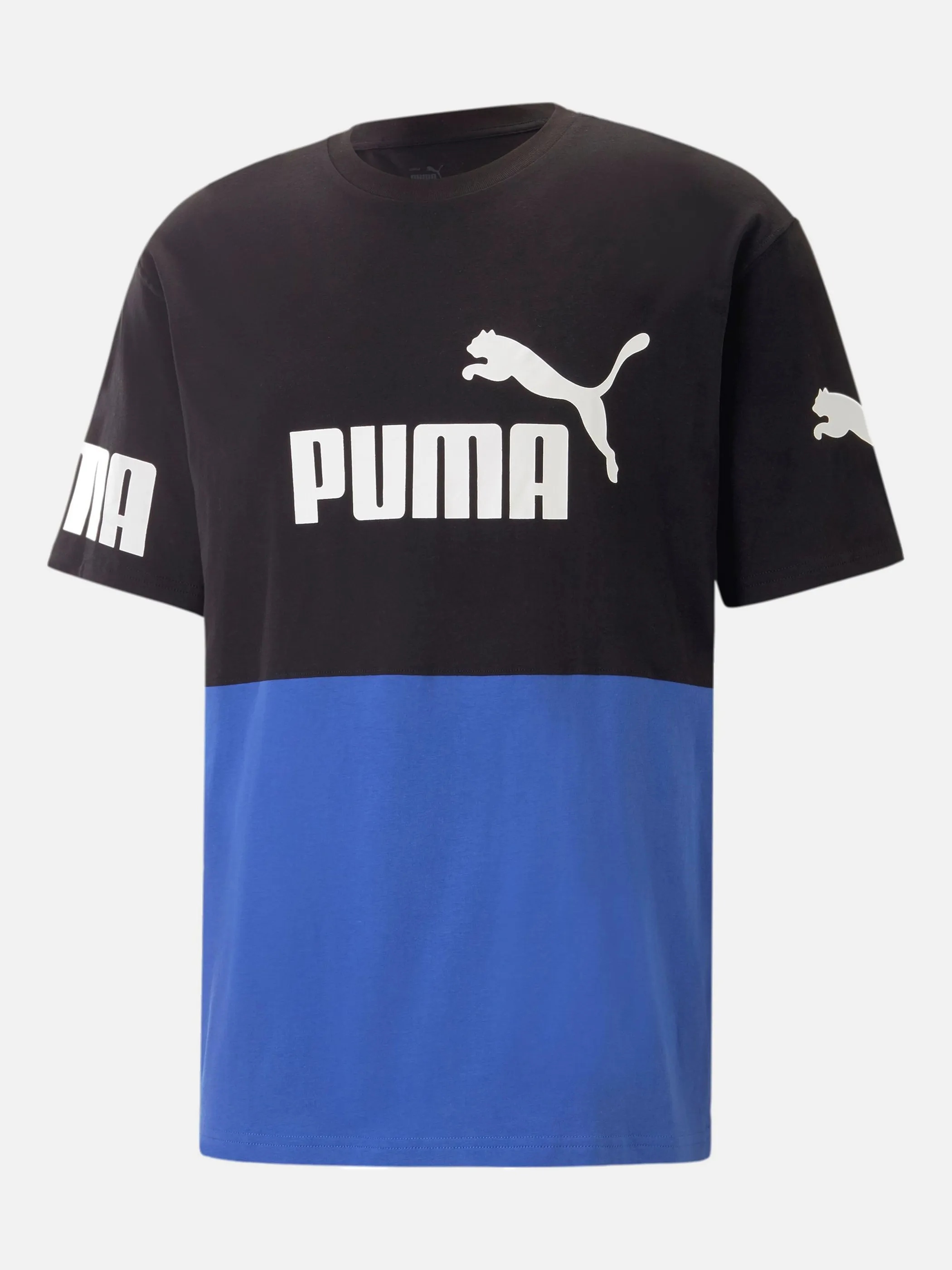 Puma 673321 He-Sportshirt, Colorblock Blau 876142 92 1
