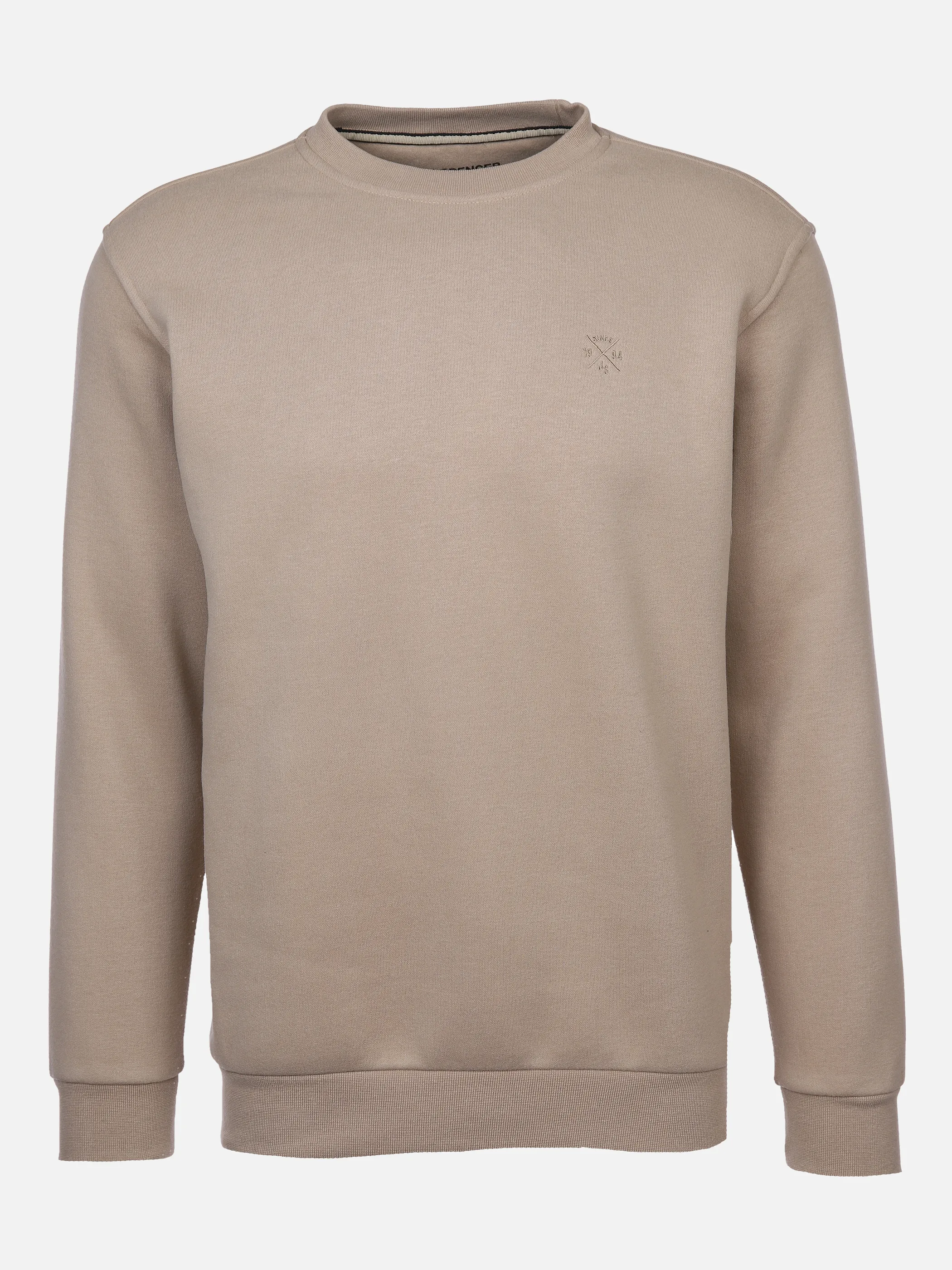 Jim Spencer He. Sweatshirt uni basic Grau 870104 STONE 1