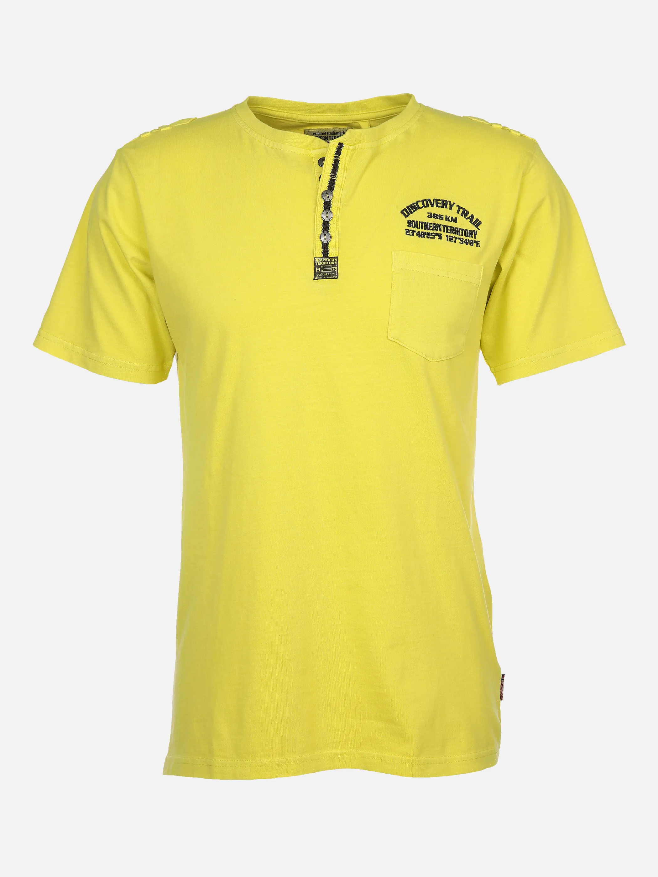 Southern Territory He. Henleyshirt 1/2 Arm washer Gelb 872419 YELLOW 1 Southern Territory He. Henleyshirt 1/2 Arm washer Gelb 872419 YELLOW 1