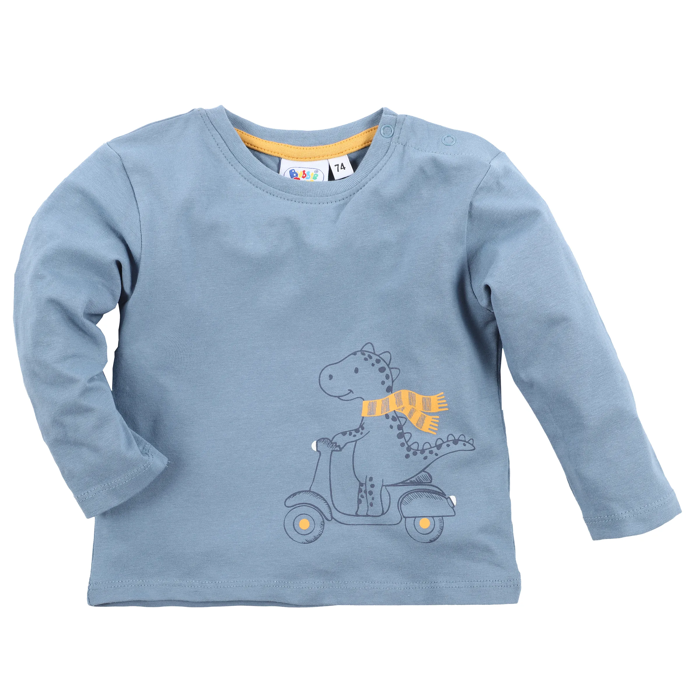 Bubble Gum BJ Longsleeve Shirt mit Dinoprint in hellblau Blau 889910 HELLBLAU 1