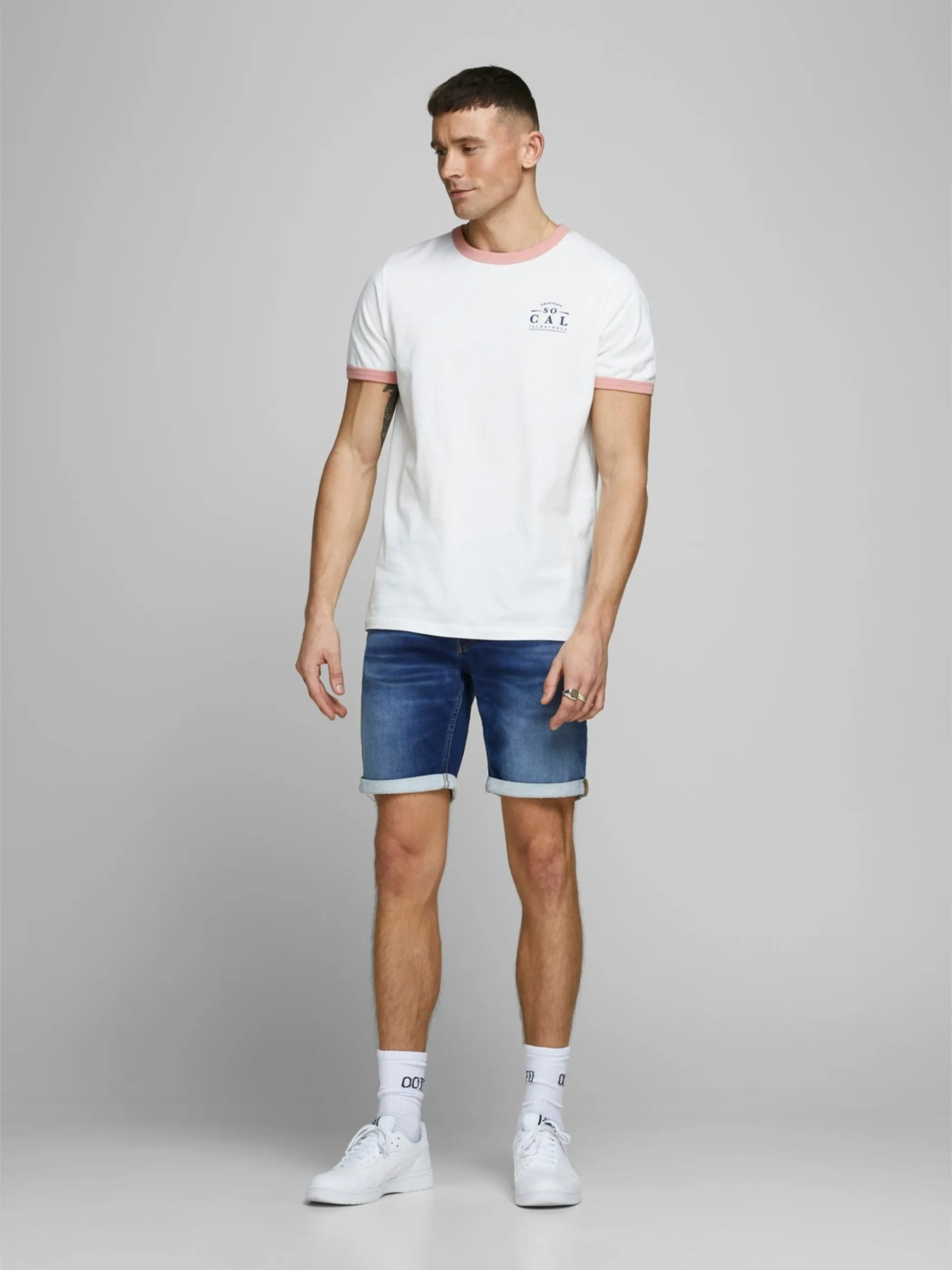 Jack Jones 12166269 JJIRICK JJICON SHORTS Blau 830452 188779 4