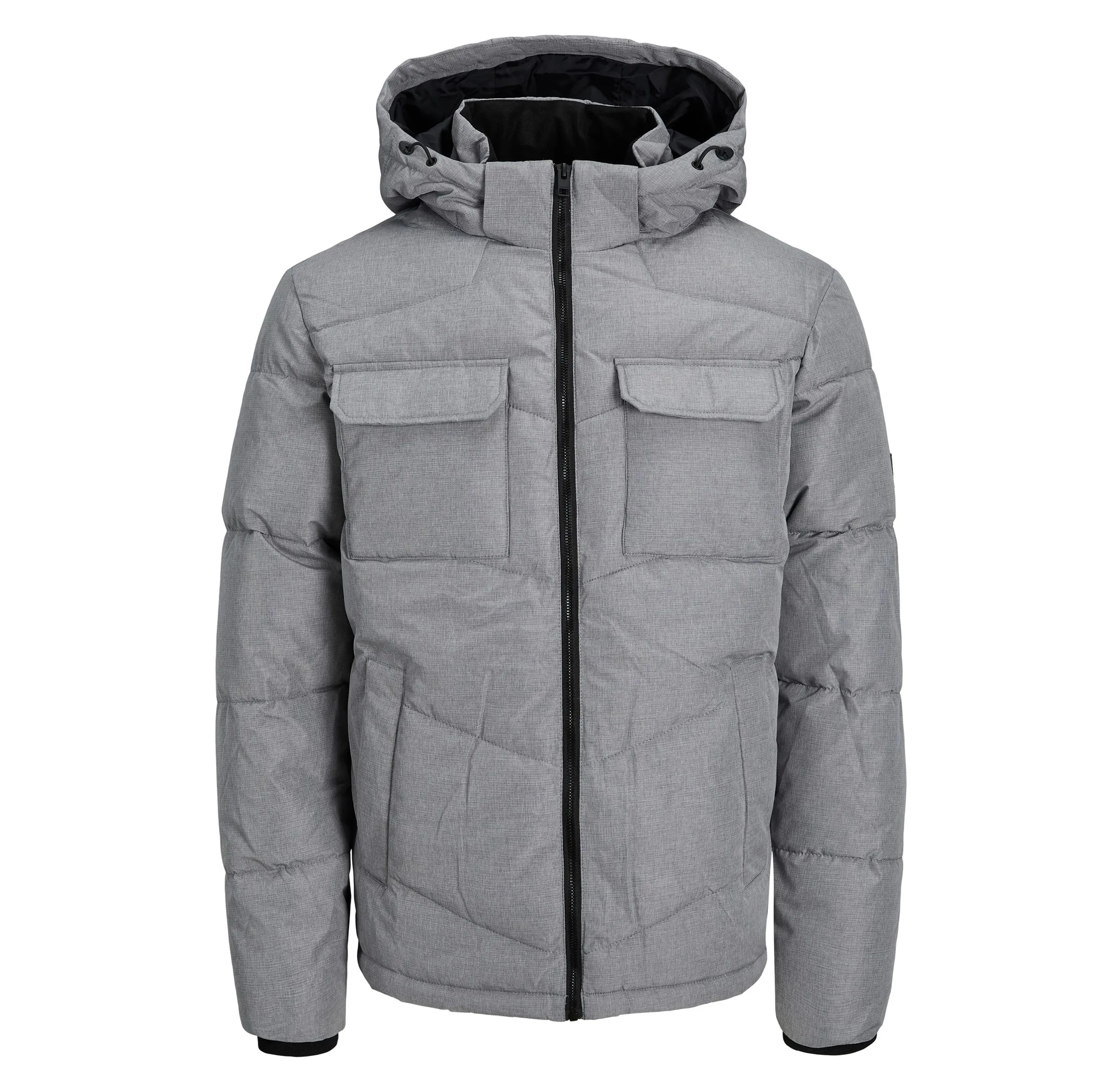 Jack Jones 12236044 JJMASON PUFFER JACKET Grau 880382 179085 1