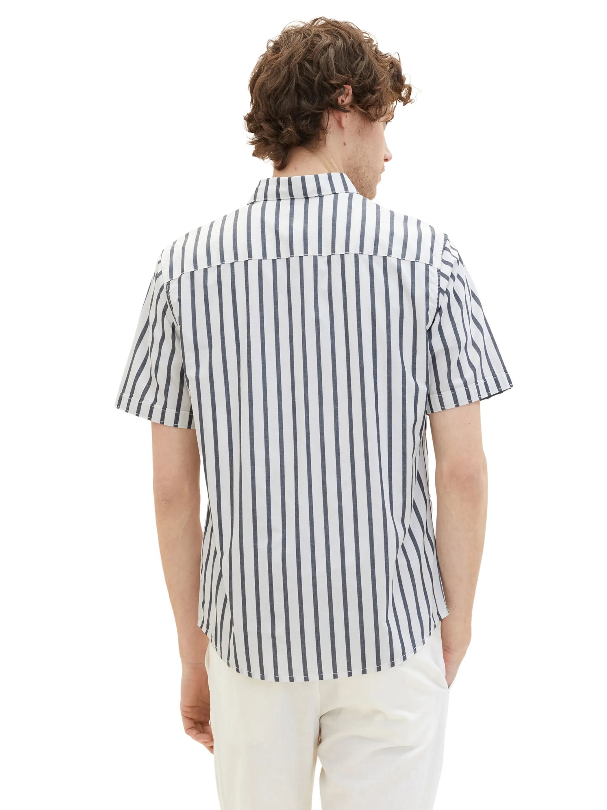 Tom Tailor 1037282 striped shirt Blau 880533 31785 2