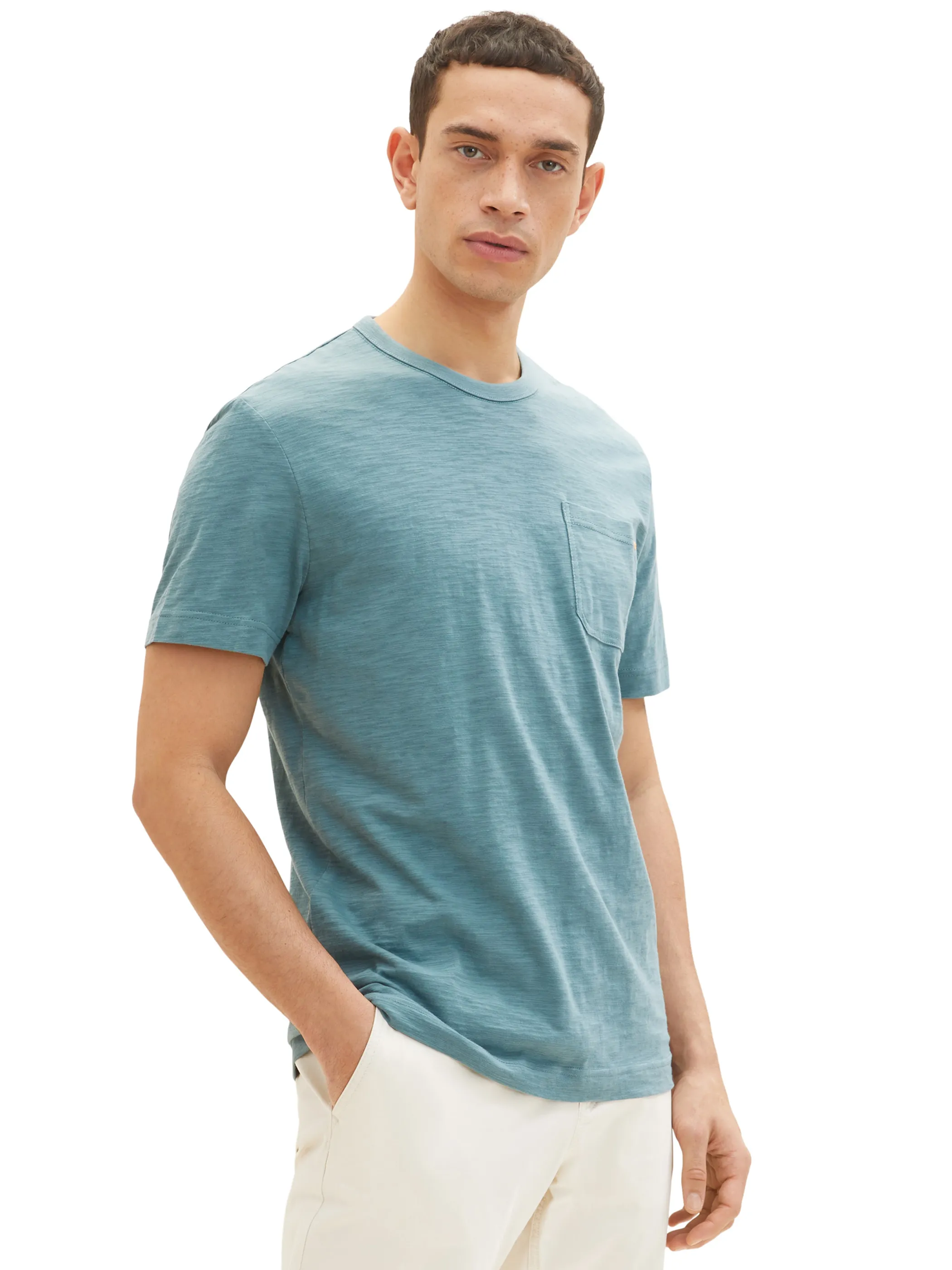 Tom Tailor 1035615 basic crewneck t-shirt Grün 874967 30105 3 Tom Tailor 1035615 basic crewneck t-shirt Grün 874967 30105 3