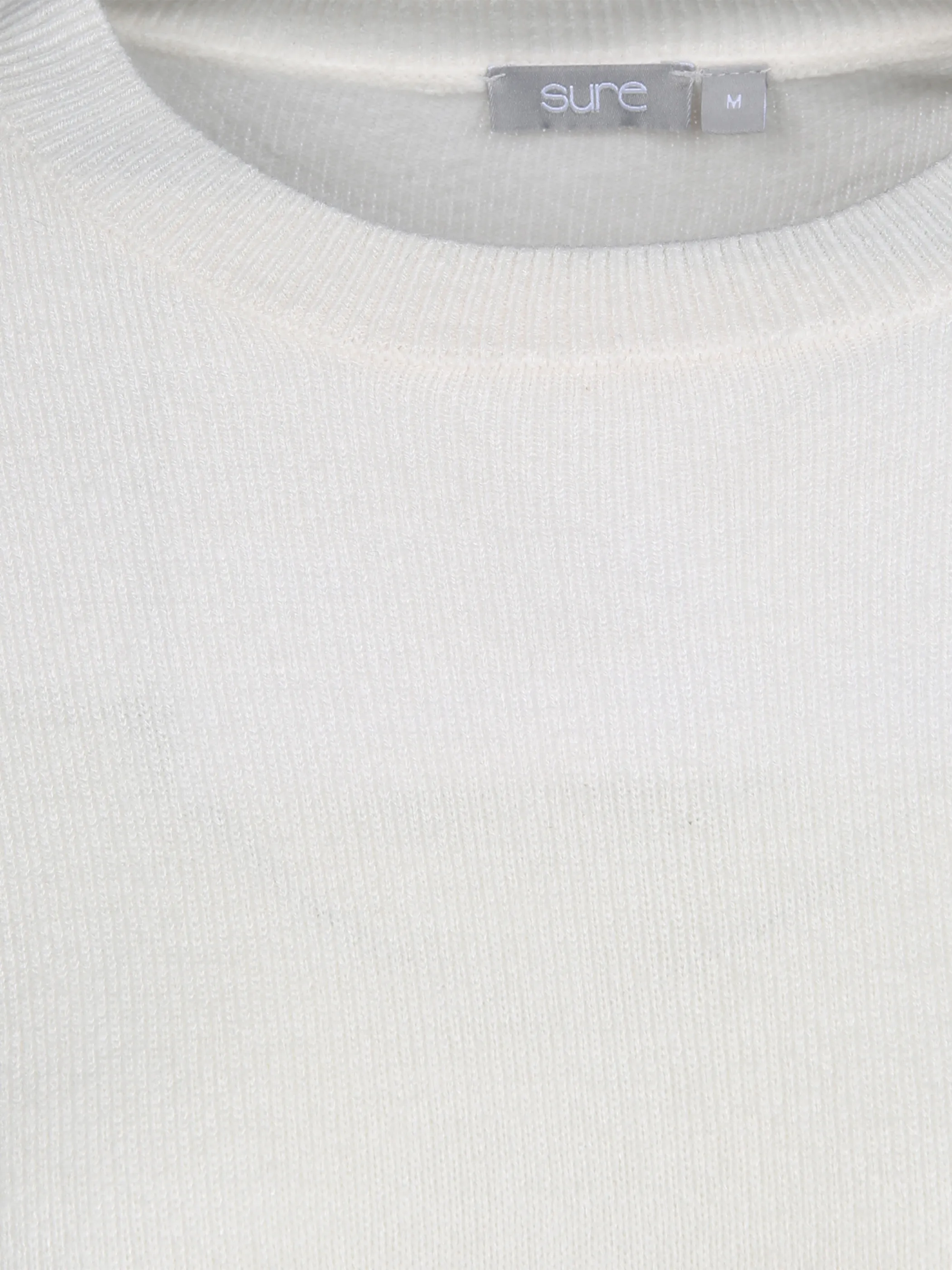 Sure Da-Rundhals-Pullover wie Cashm Weiß 856106 CREME 3 Sure Da-Rundhals-Pullover wie Cashm Weiß 856106 CREME 3