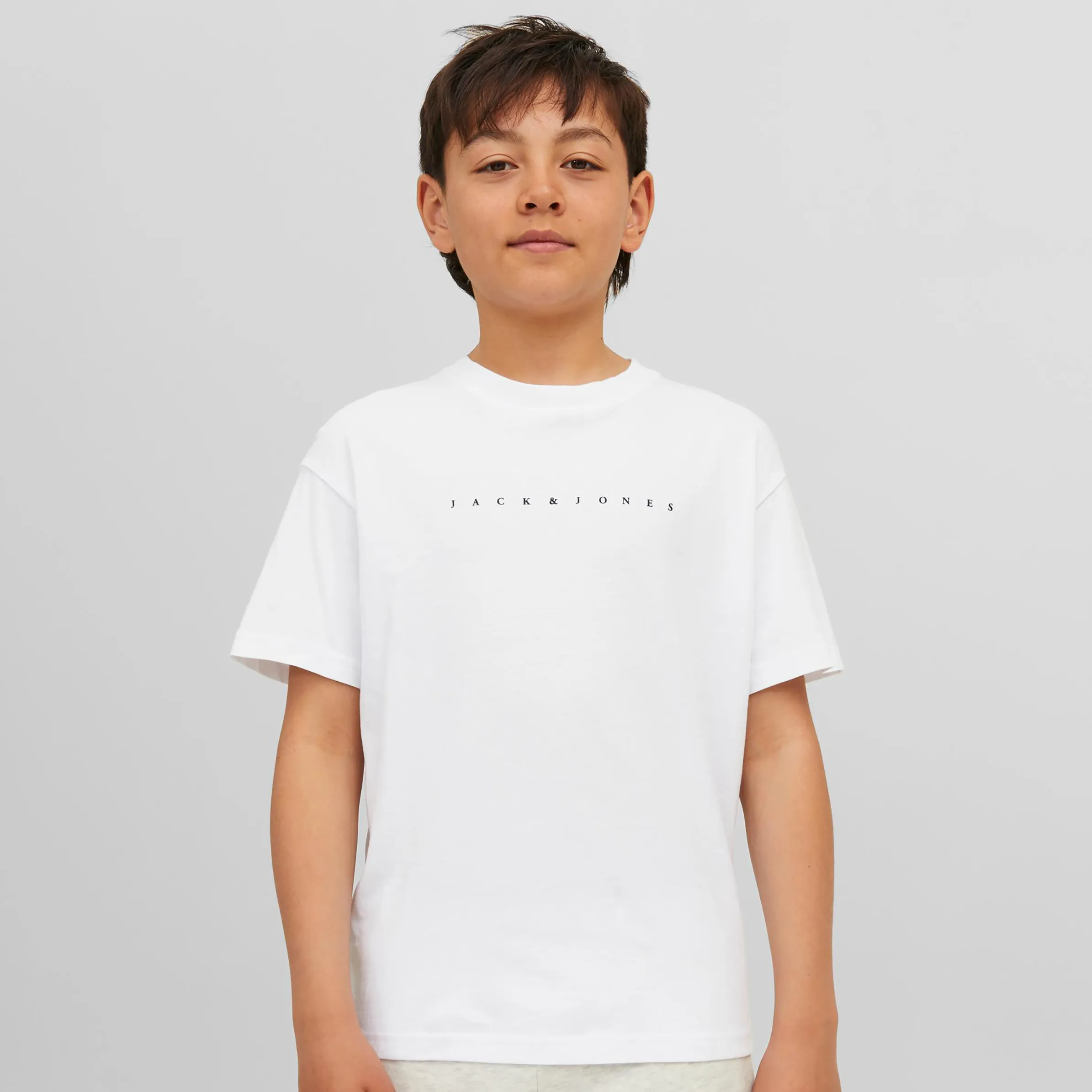 Jack&Jones Junior 12237435 JJESTAR JJ TEE SS NOO Weiß 879589 178074001 1