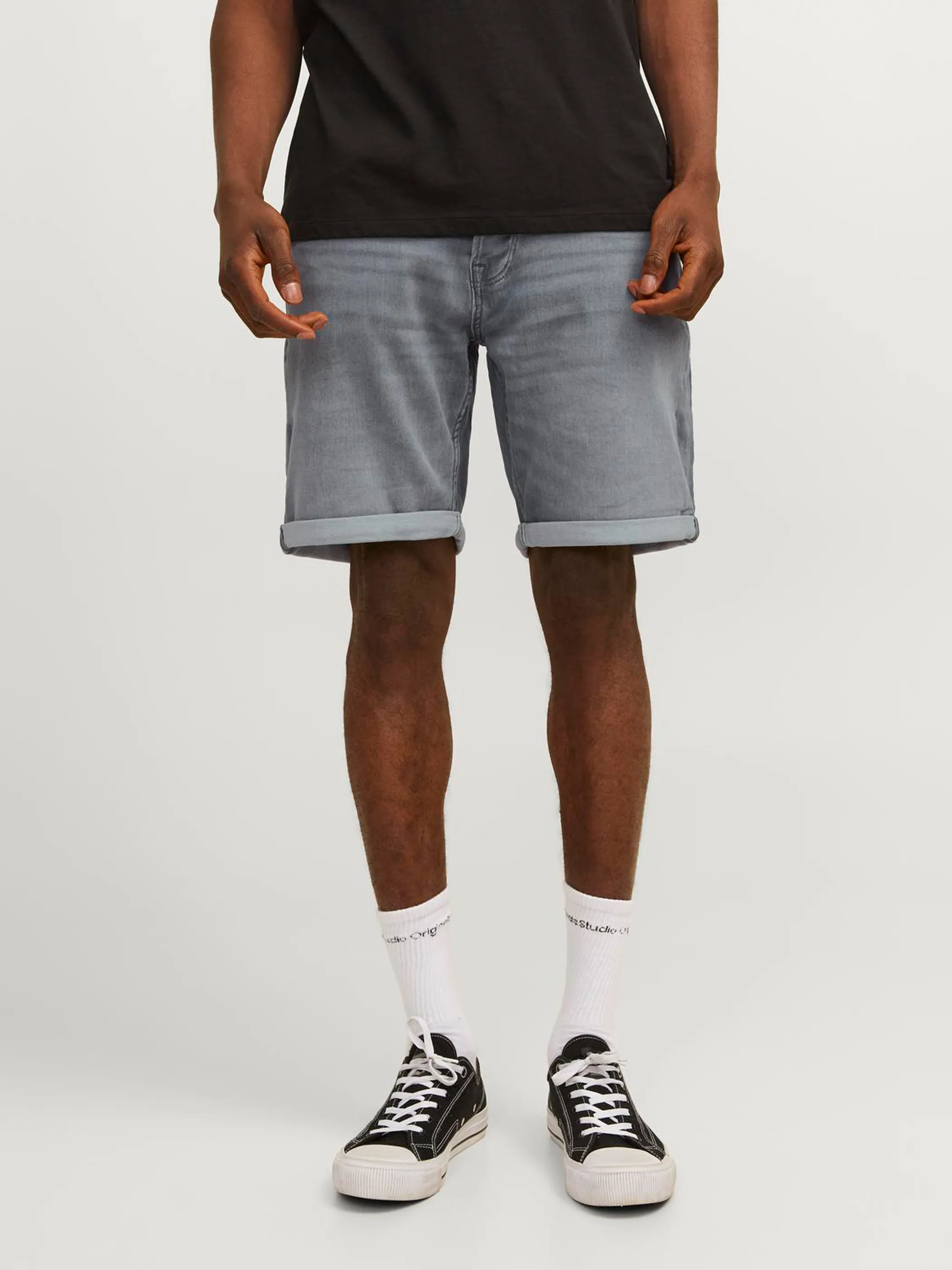 Jack Jones 12249214 JJIRICK JJICON SHORTS Grau 887727 188778 3