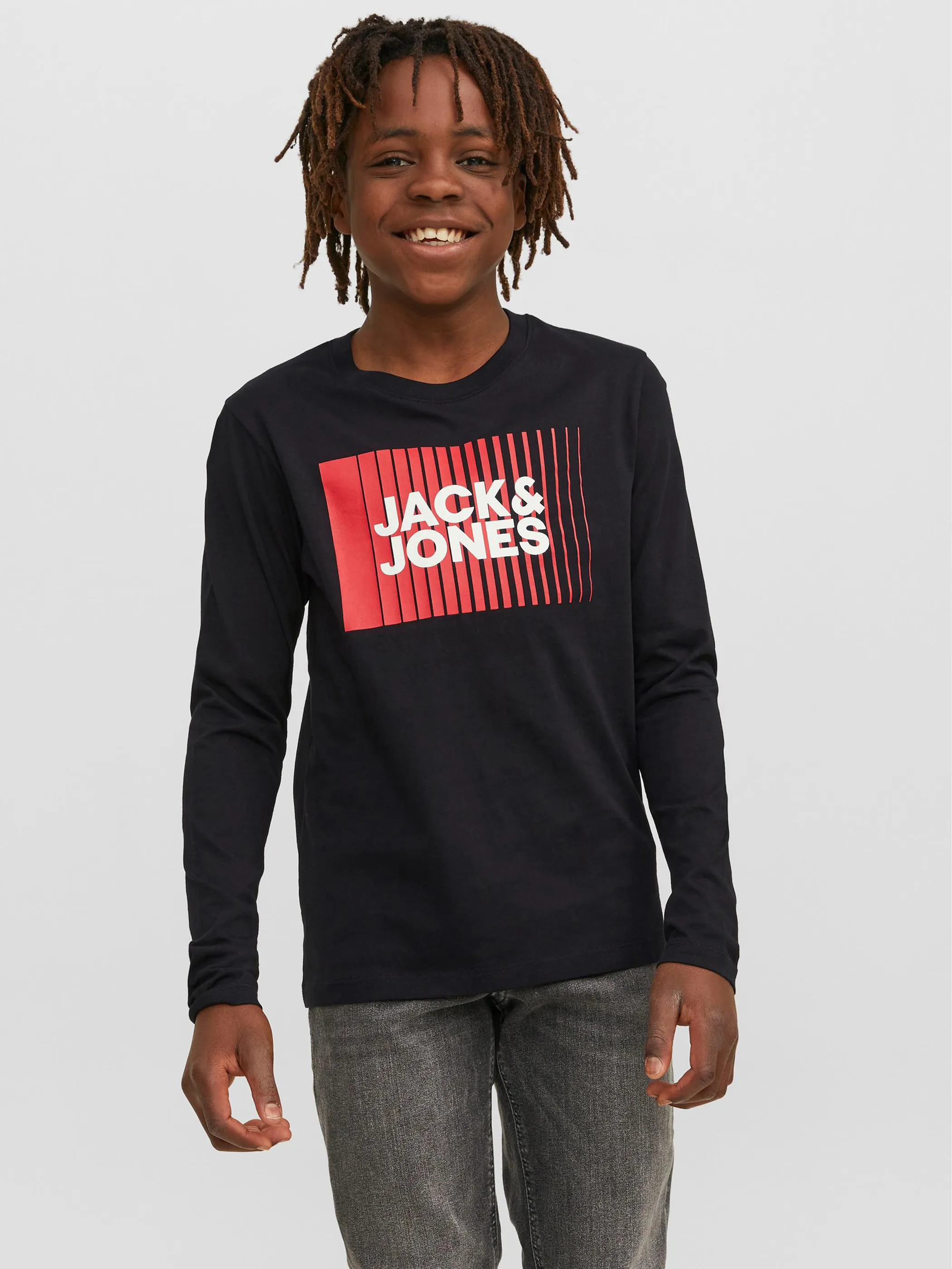 Jack&Jones Junior 12244209 JJECORP LOGO TEE PLAY Schwarz 881937 178012 3