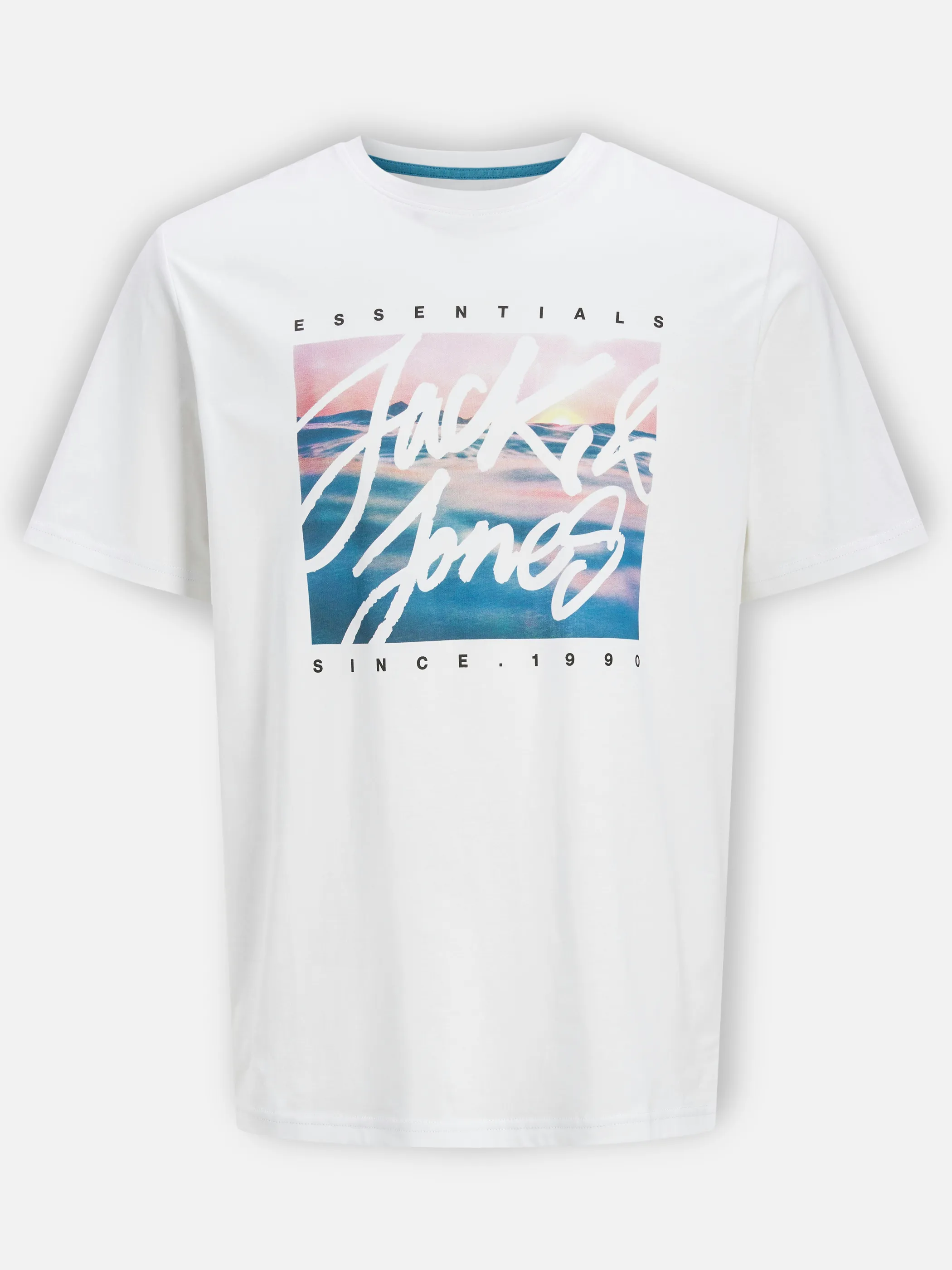 Jack&Jones Junior 12269809 JJCOLTON PHOTOPRINT T Weiß 907285 178074 1