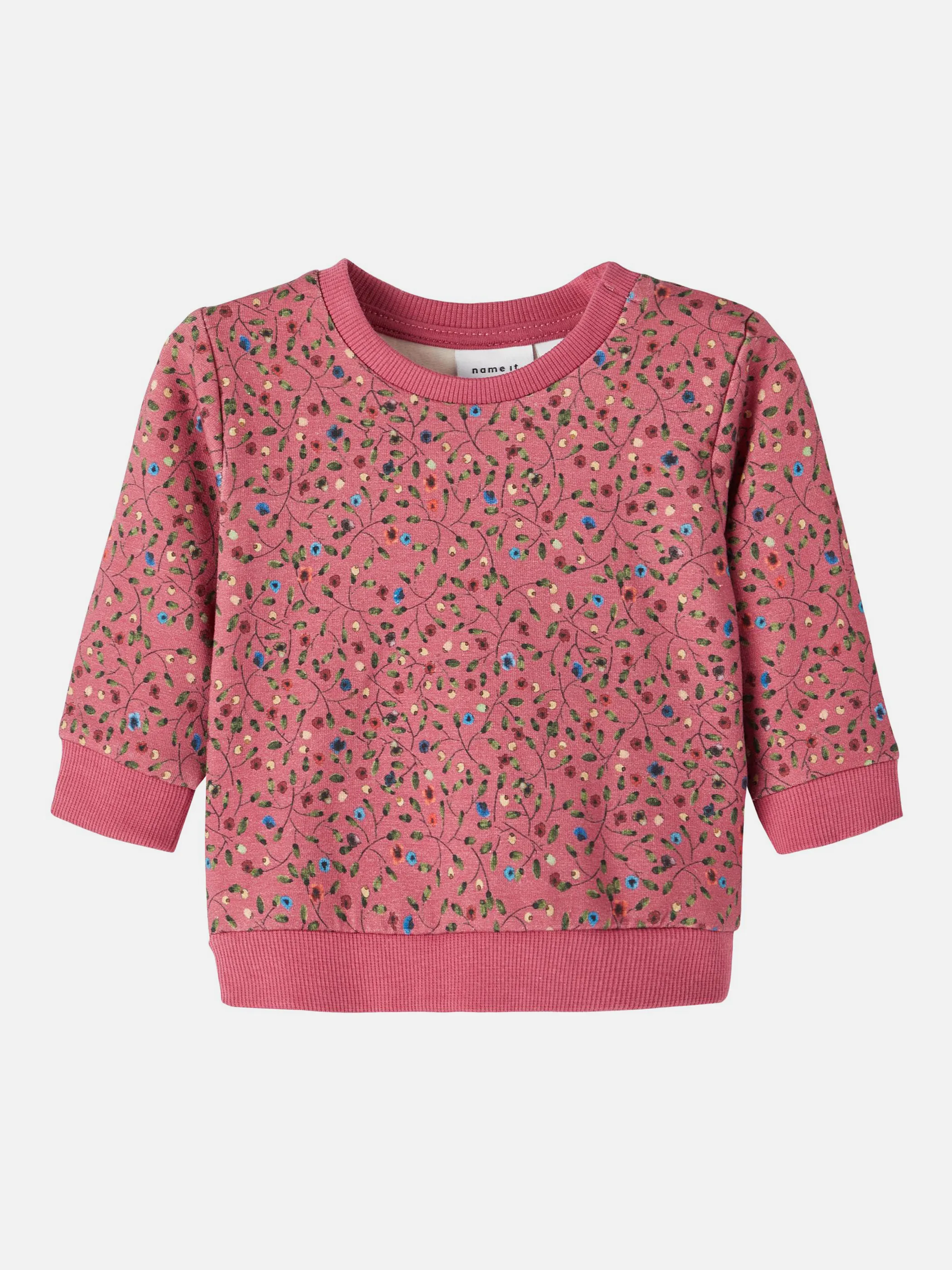 name it 13206852 NBFODILLA LS SWEAT BR Rosa 869120 260835 1