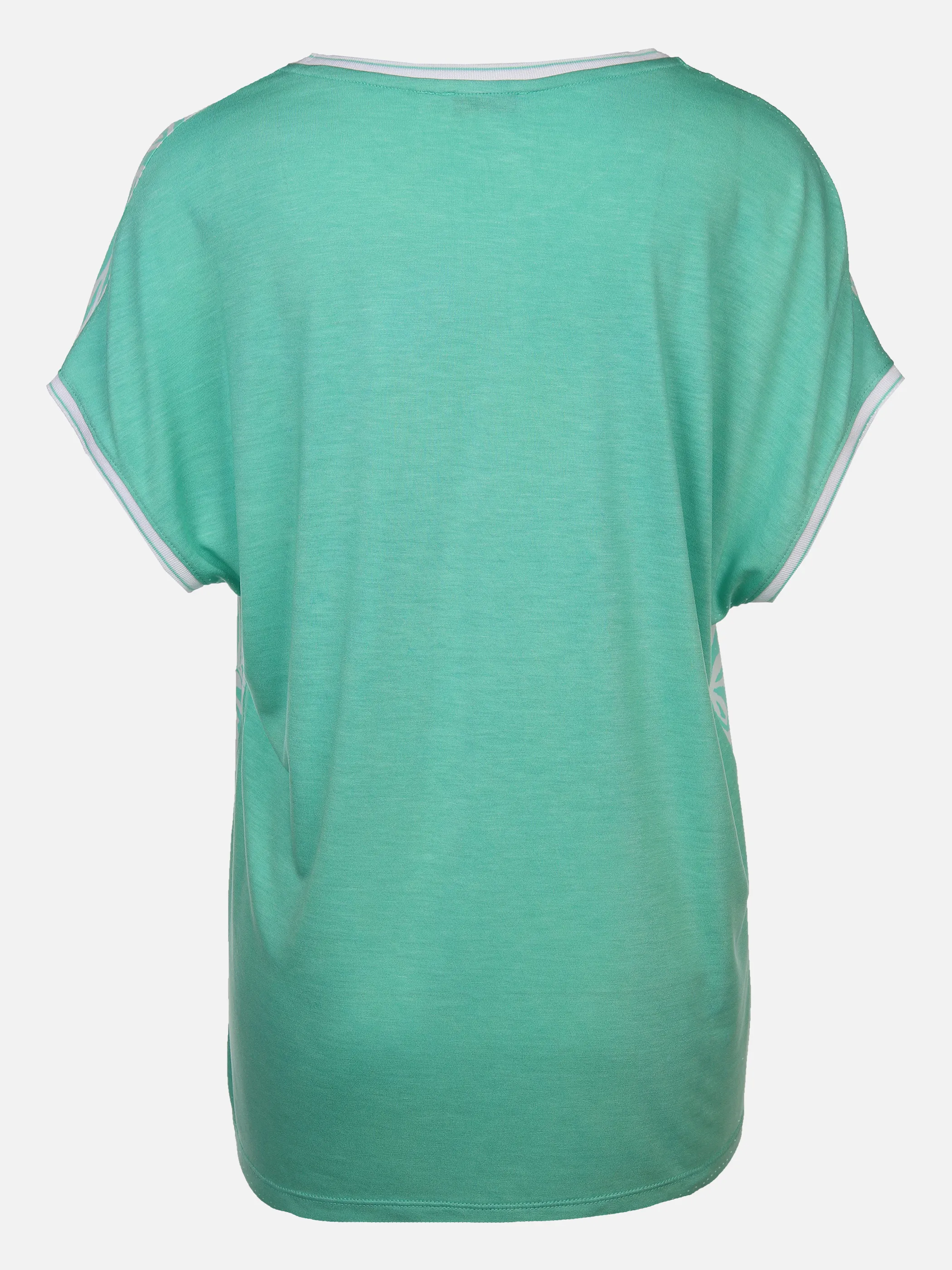 Lisa Tossa Da-T-Shirt m.Alloverprint Türkis 877826 DK AQUA 2 Lisa Tossa Da-T-Shirt m.Alloverprint Türkis 877826 DK AQUA 2